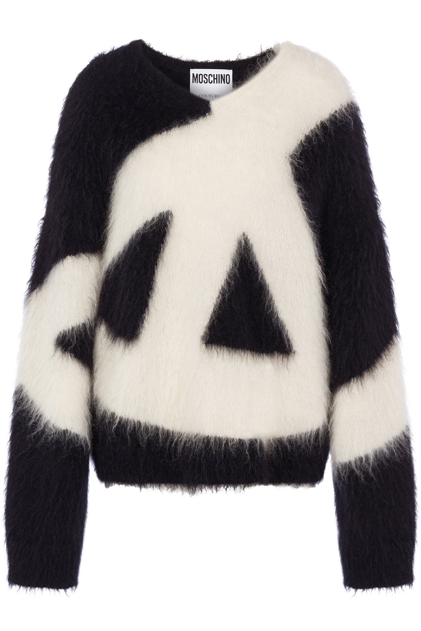 PEACE BRUSHED MOHAIR PULLOVER BLACK 3