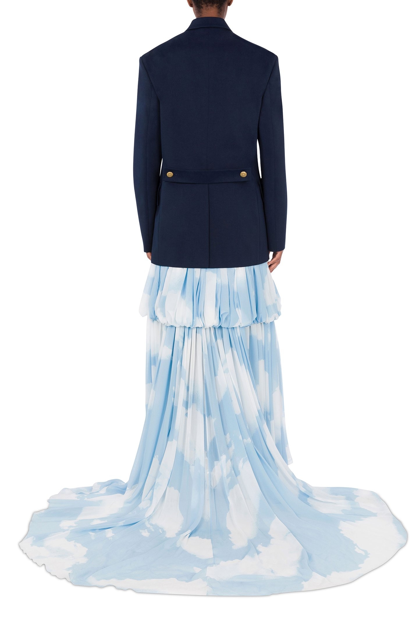 GABARDINE JACKET MILITARY TWIST BLUE 2