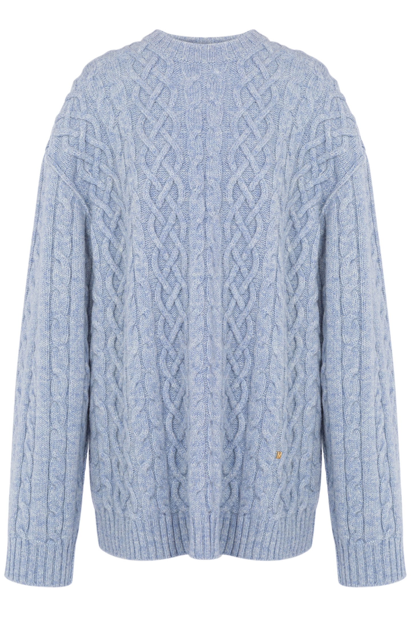 GOLDEN M SHETLAND OVERSIZED PULLOVER BLUE 3