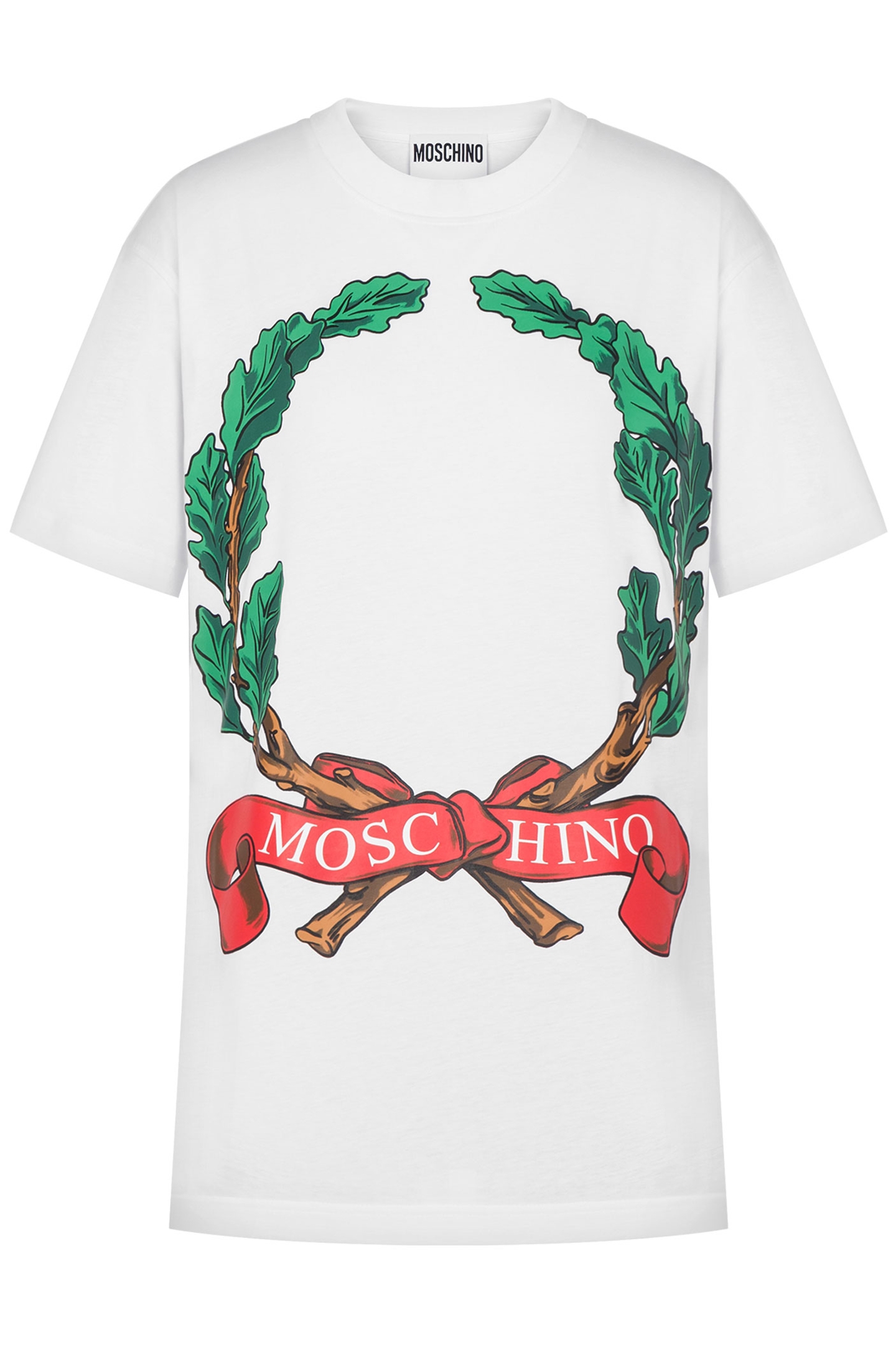 LAUREL CROWN ORGANIC JERSEY T-SHIRT WHITE 3