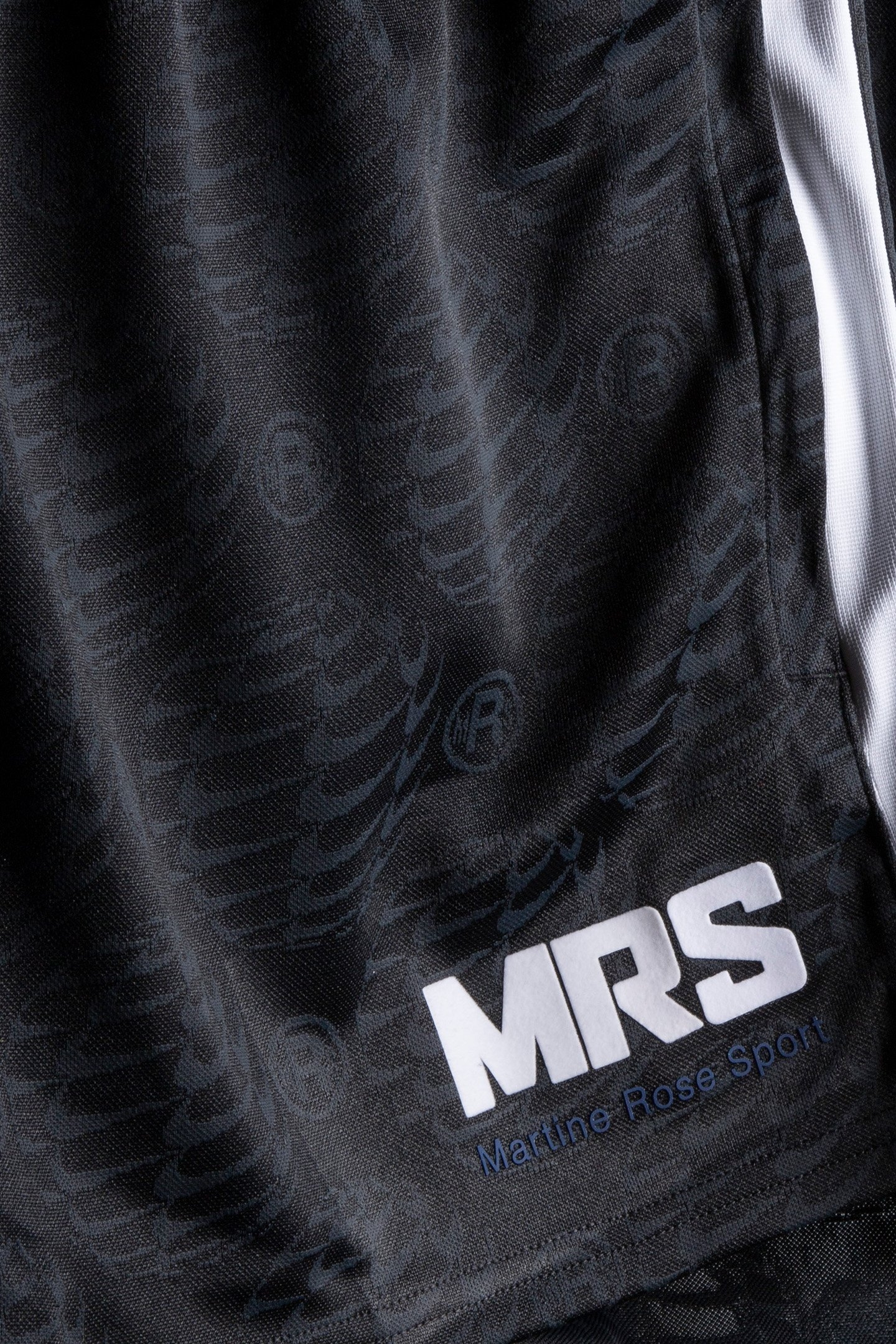 NIKE – MARTINE ROSE FOOTBALL SHORT BLACK/WHITE 4