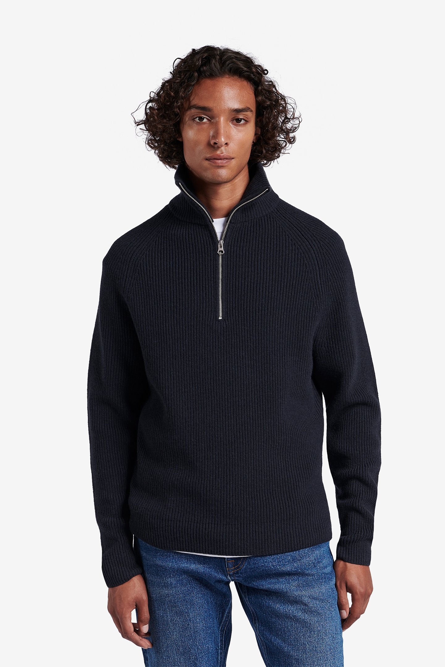 SHEFFIELD MERINO-CASHMERE NAVY 1
