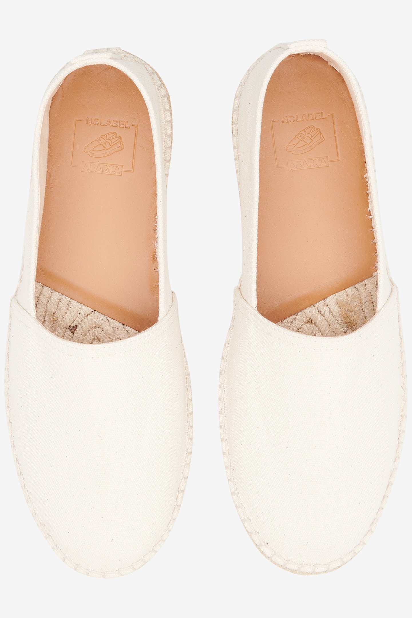 NO LABEL X ABARCA COTTON ESPADRILLES OFF WHITE 3