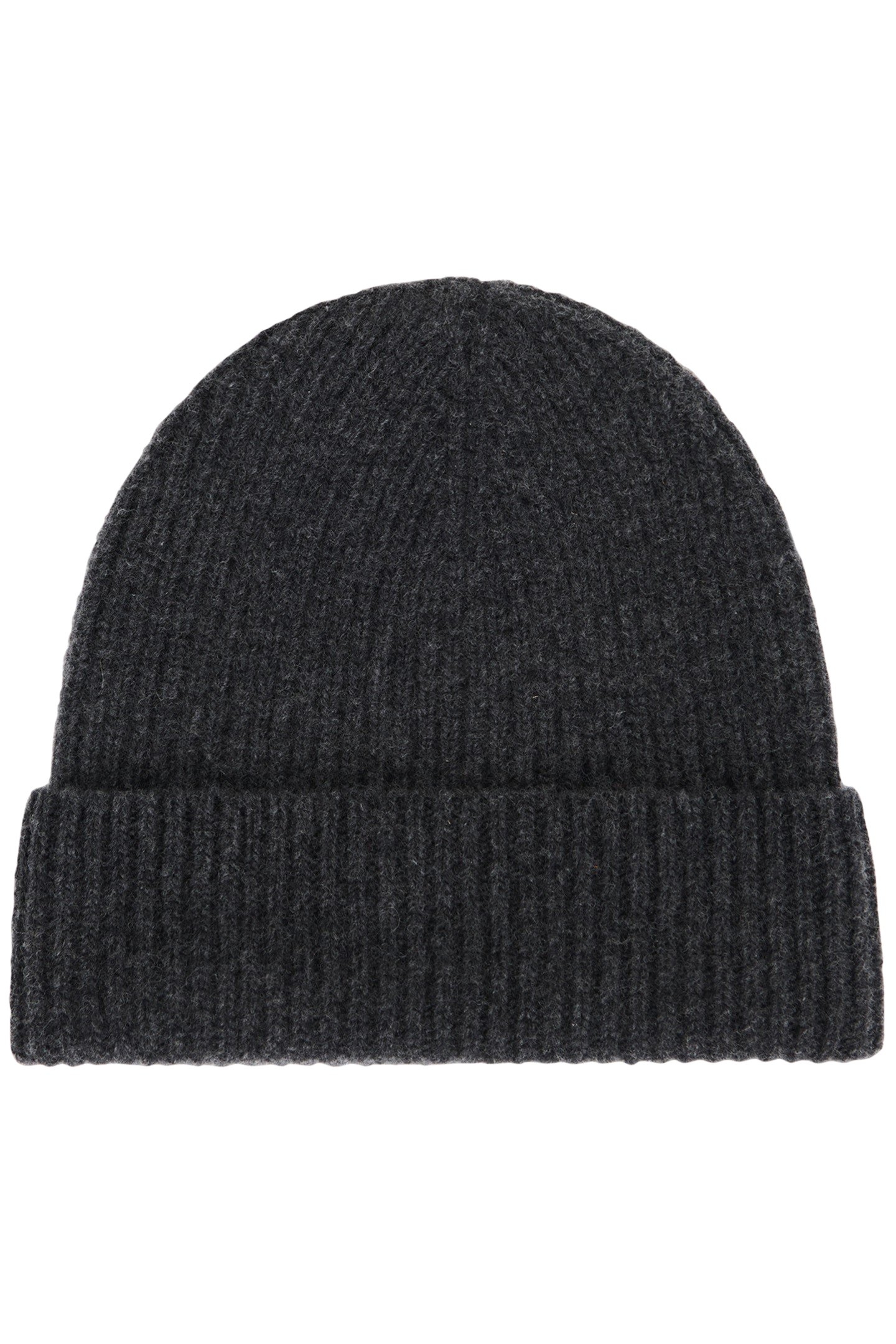 ASPEN MERINO-CASHMERE BEANIE DARK GREY 1