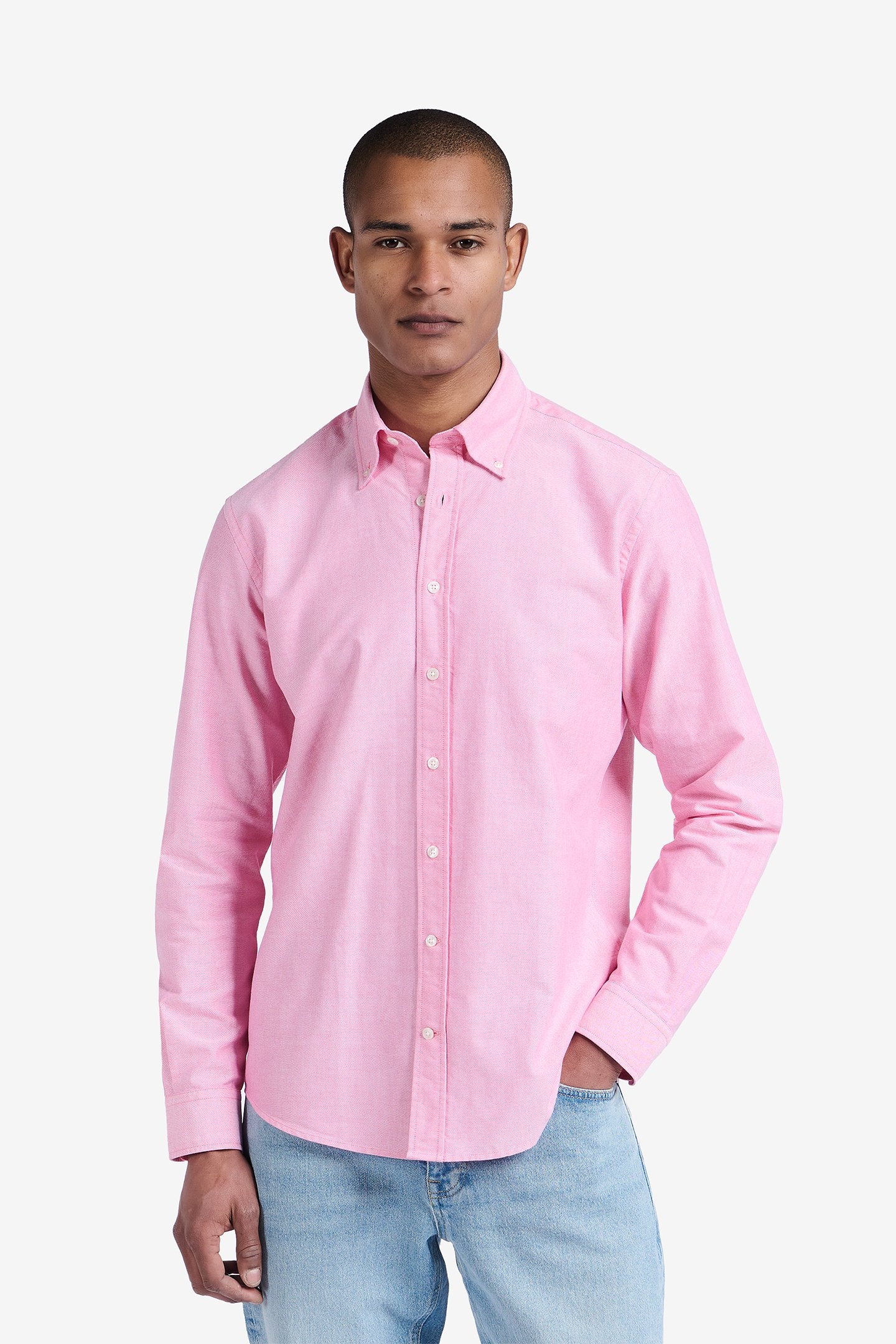 MAYTOWN OXFORD COTTON PINK 1