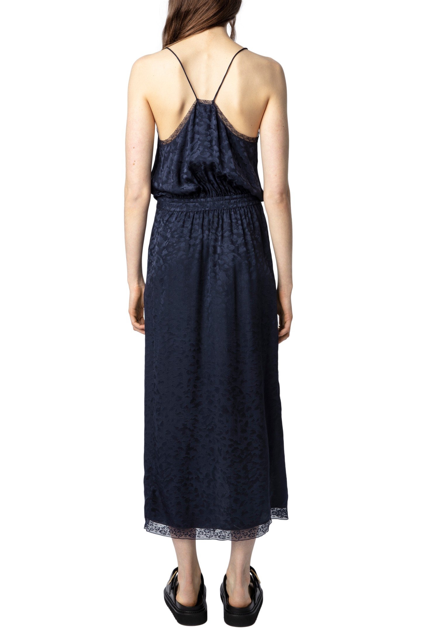 RIXI JACQUARD LEO DRESS ENCRE 2