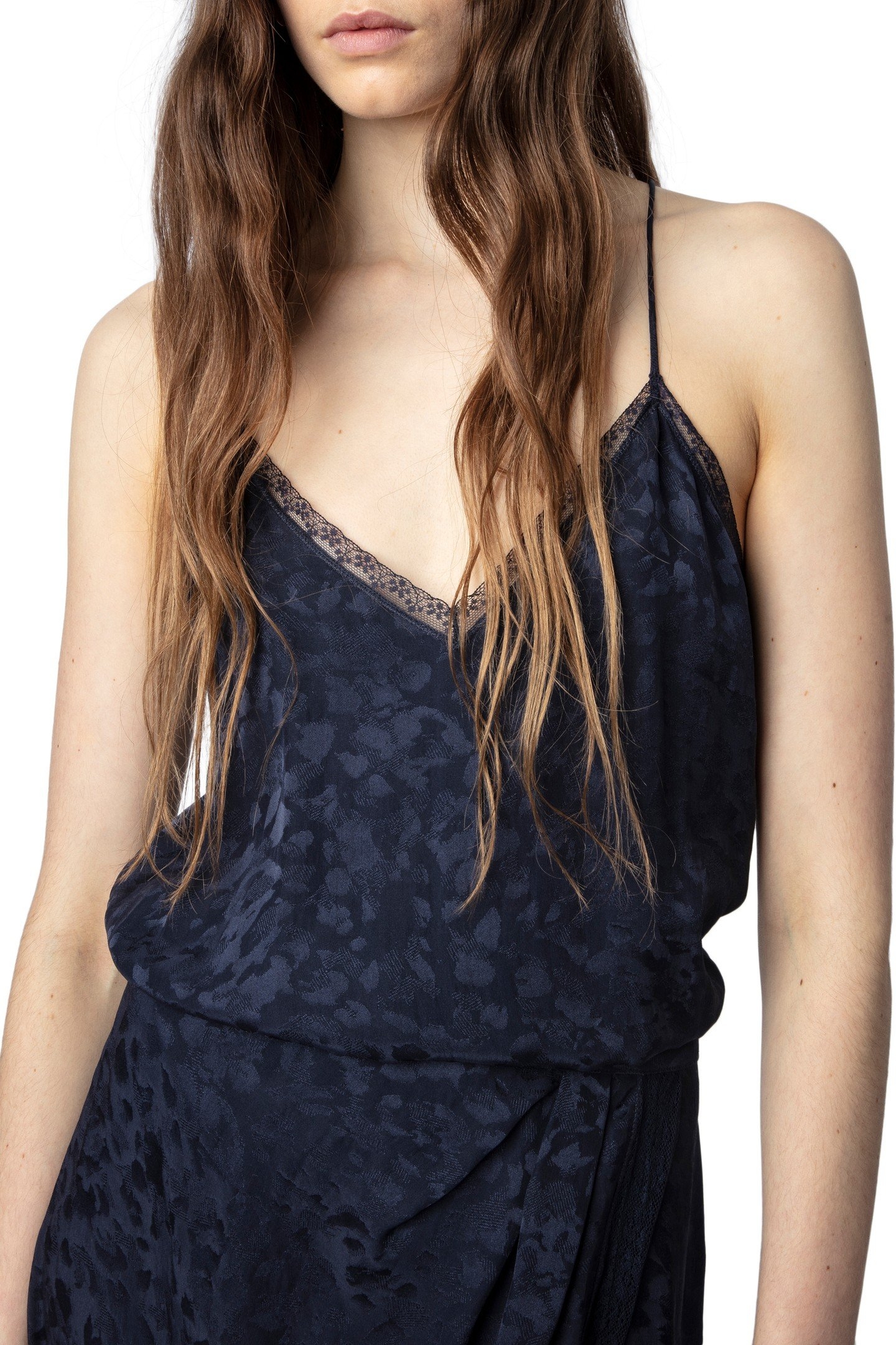 RIXI JACQUARD LEO DRESS ENCRE 6