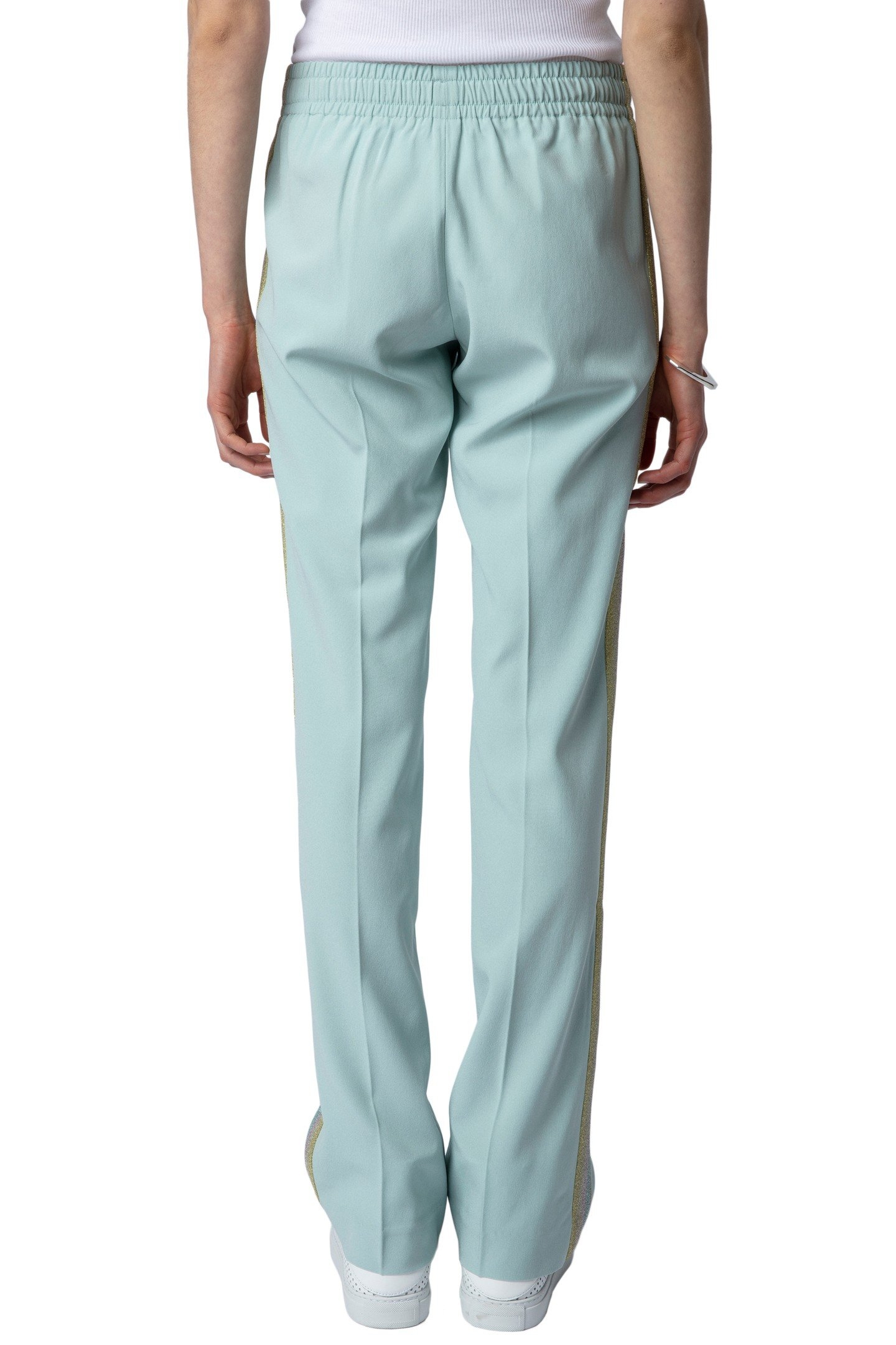 POMY CREPE PANTS CELADON 2