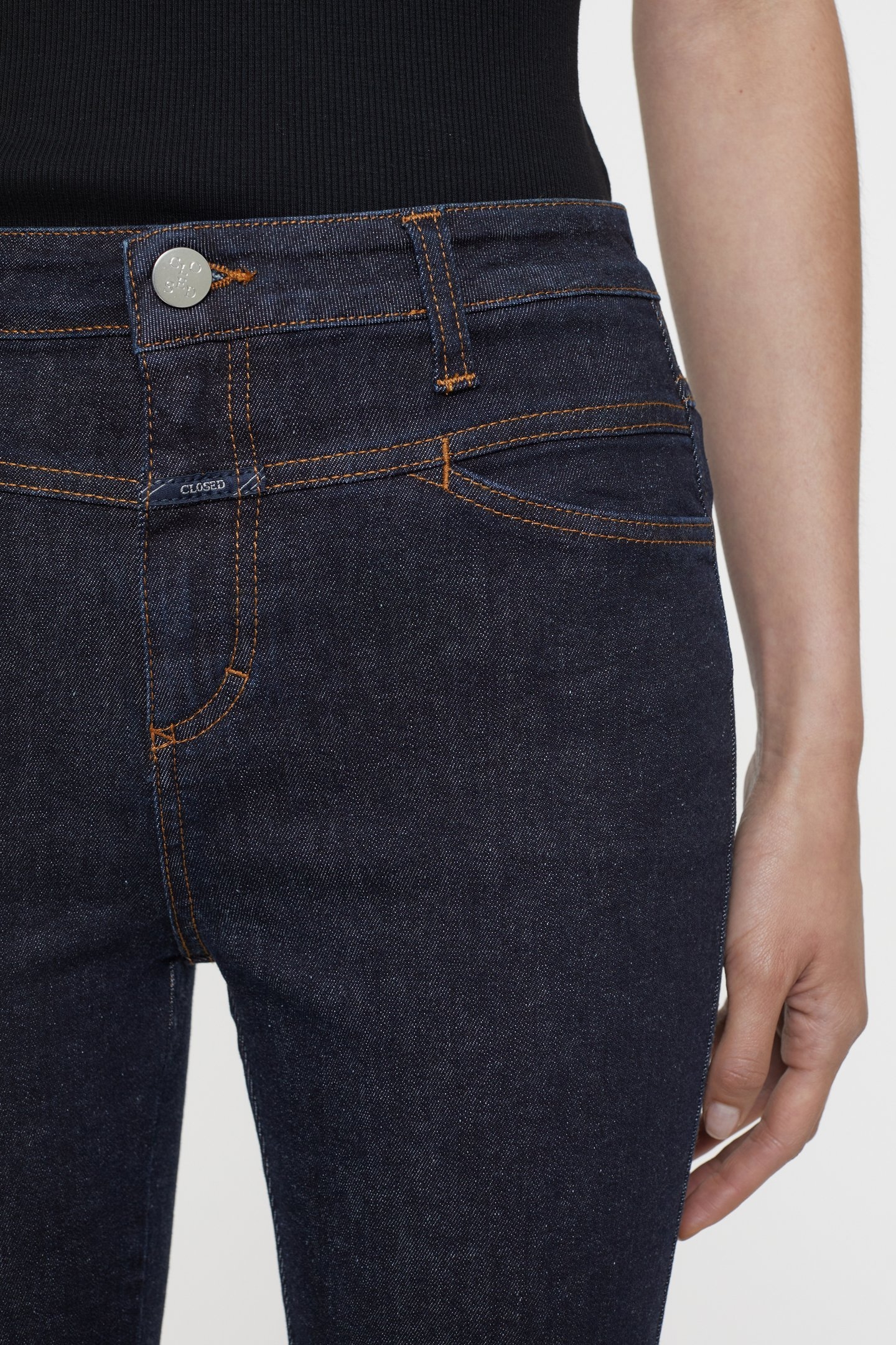 SKINNY PUSHER JEANS DARK BLUE 7