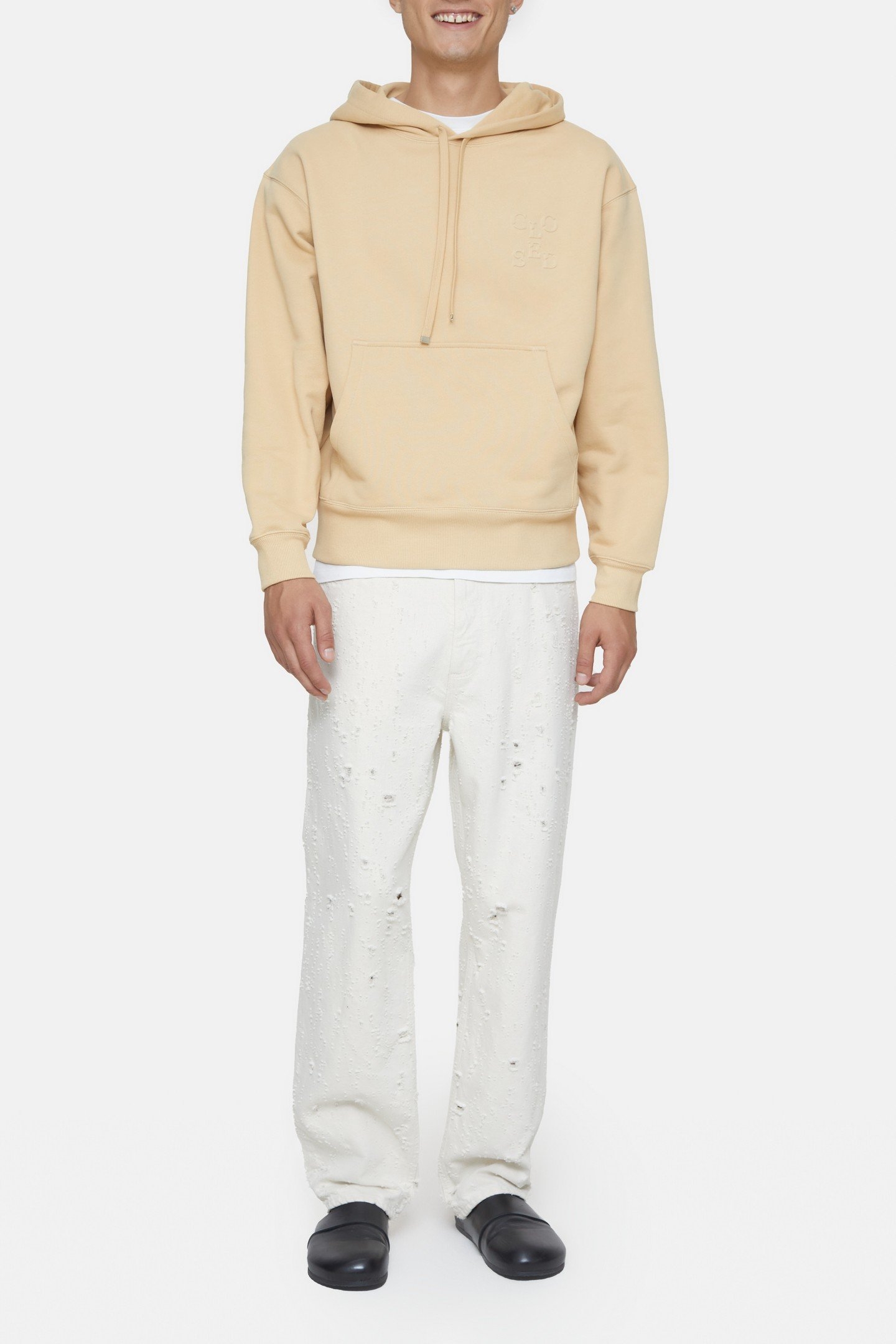 BOXY HOODIE T-SHIRTS HAY YELLOW 3