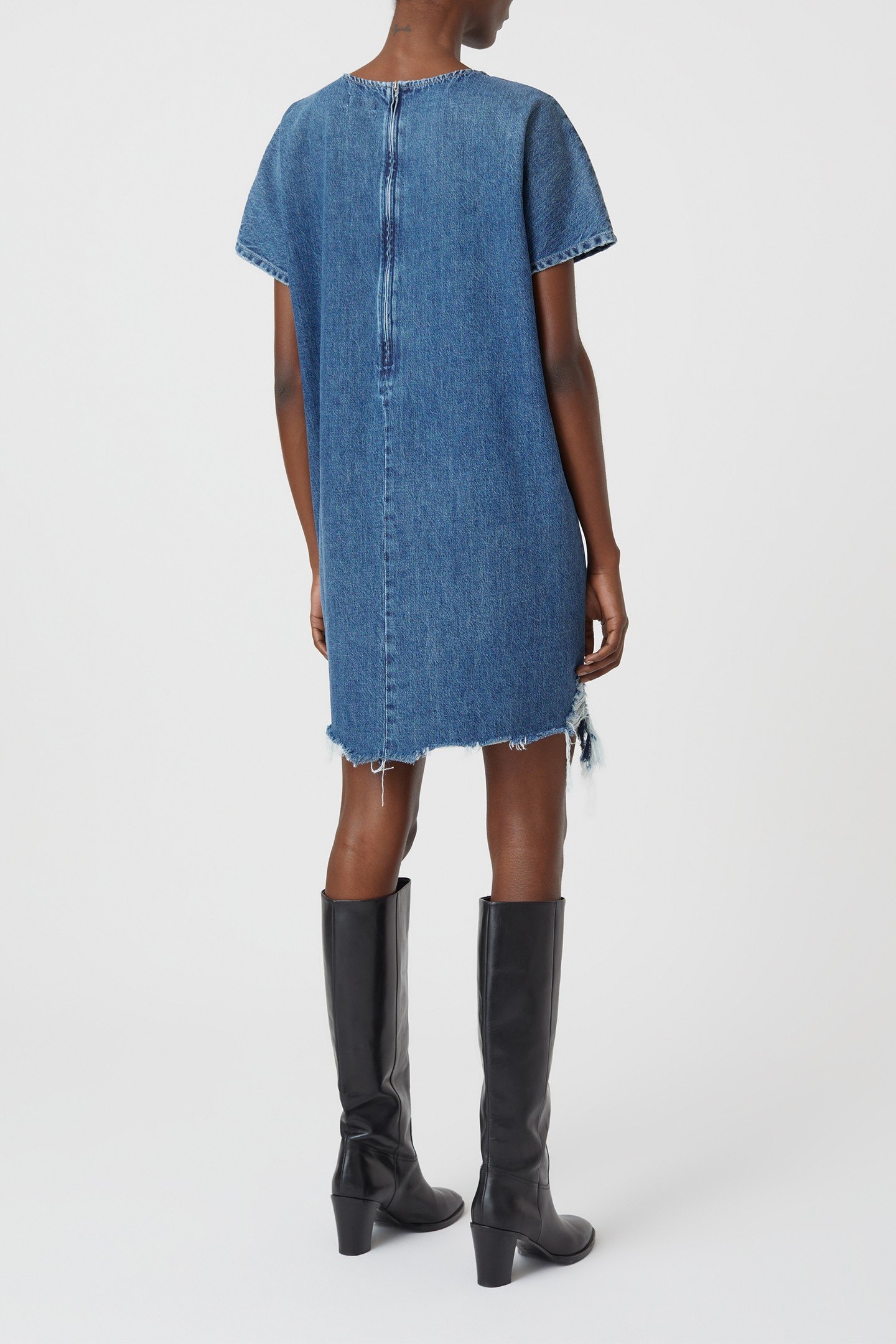 SHIFT DRESS DARK BLUE 3