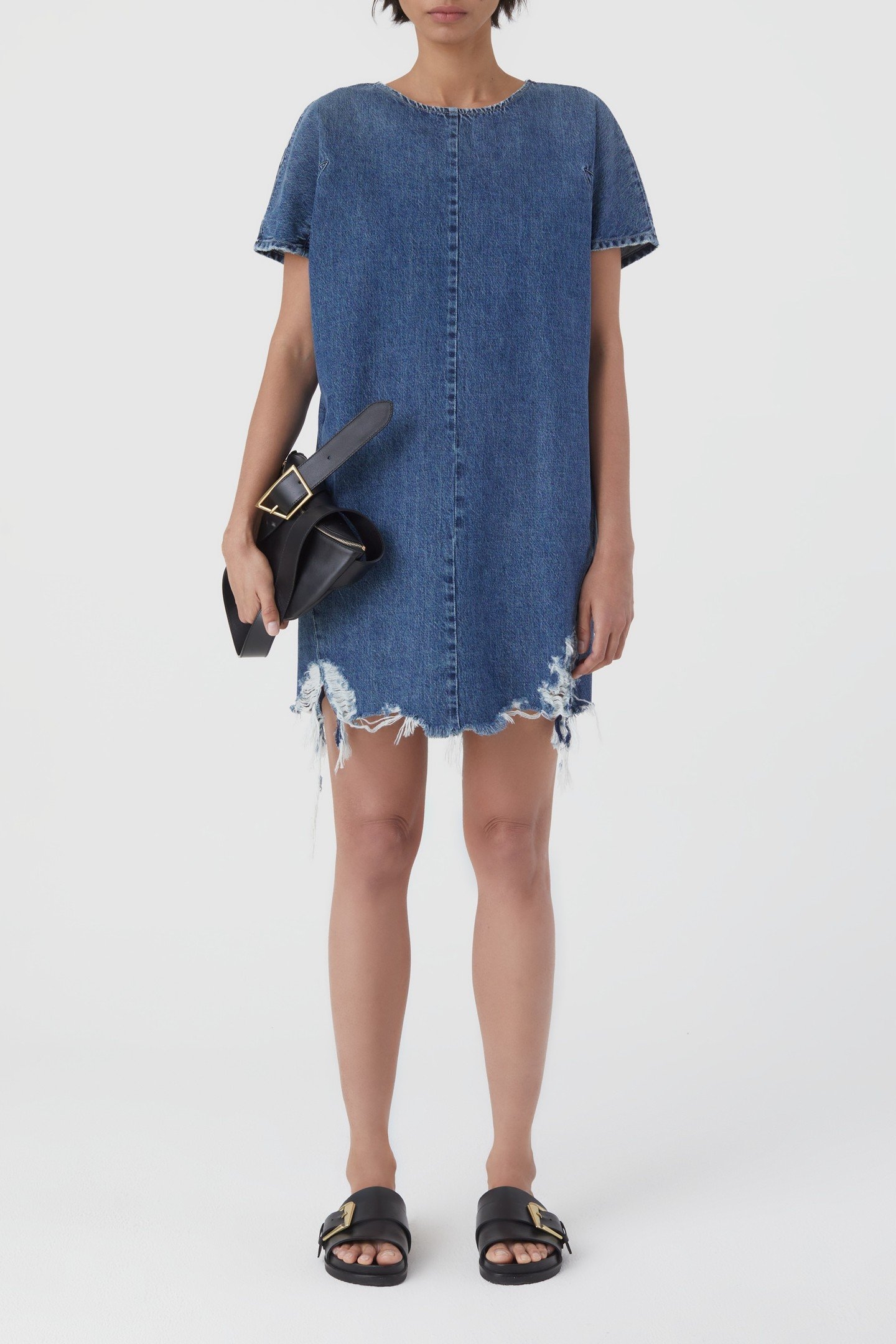 SHIFT DRESS DARK BLUE 2