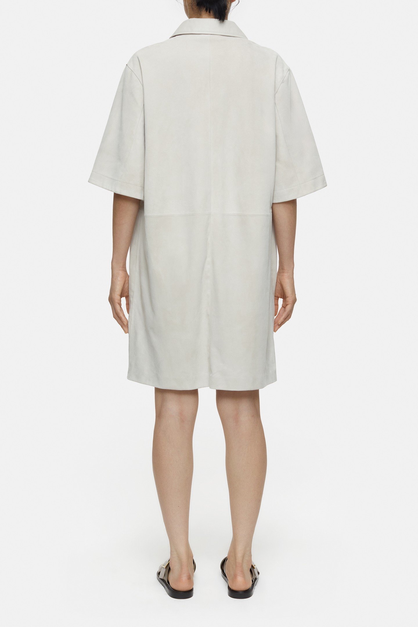 LEATHER DRESS LIMESTONE 2