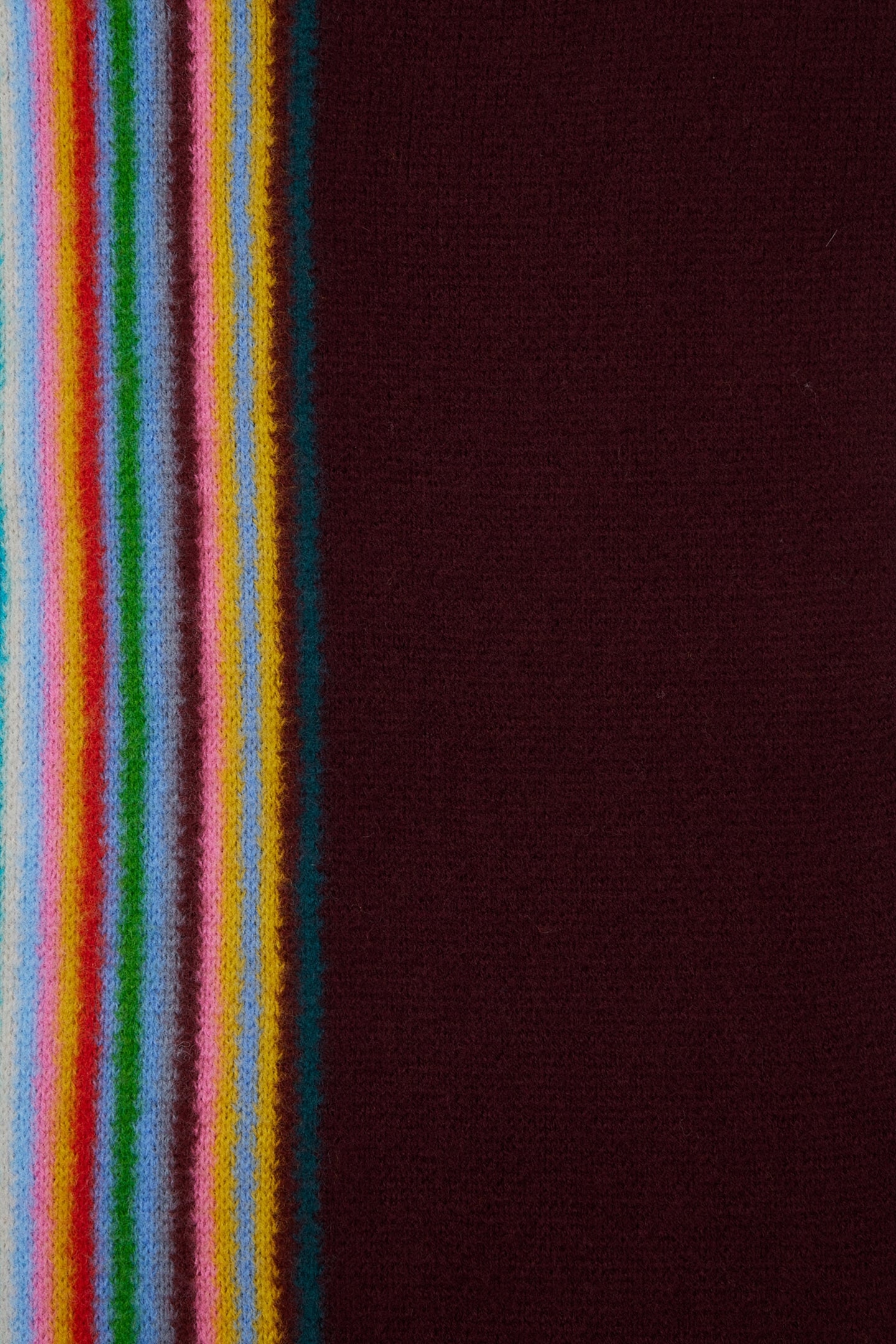 SCARF MULTI EDGE REVERSIBLE BURGUNDY/ BORDE 3