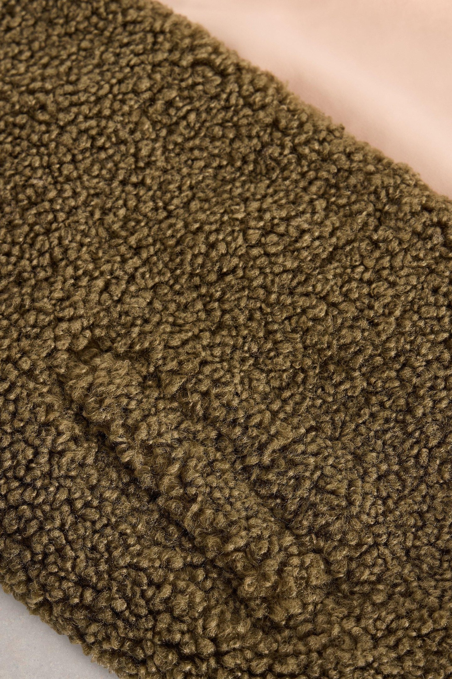 BORG GILET KHAKI GREEN 3