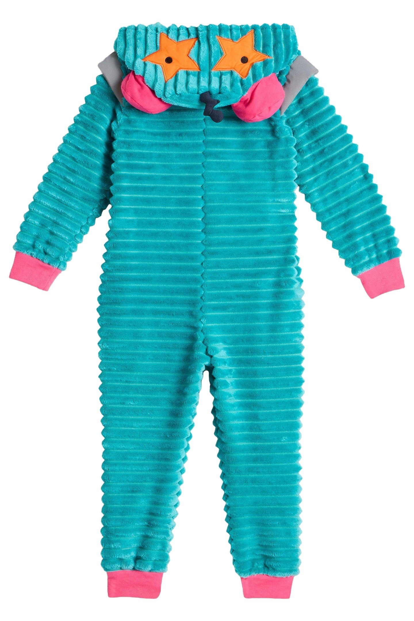 GIRLS ROBOT ONESIE LIGHT BLUE 1