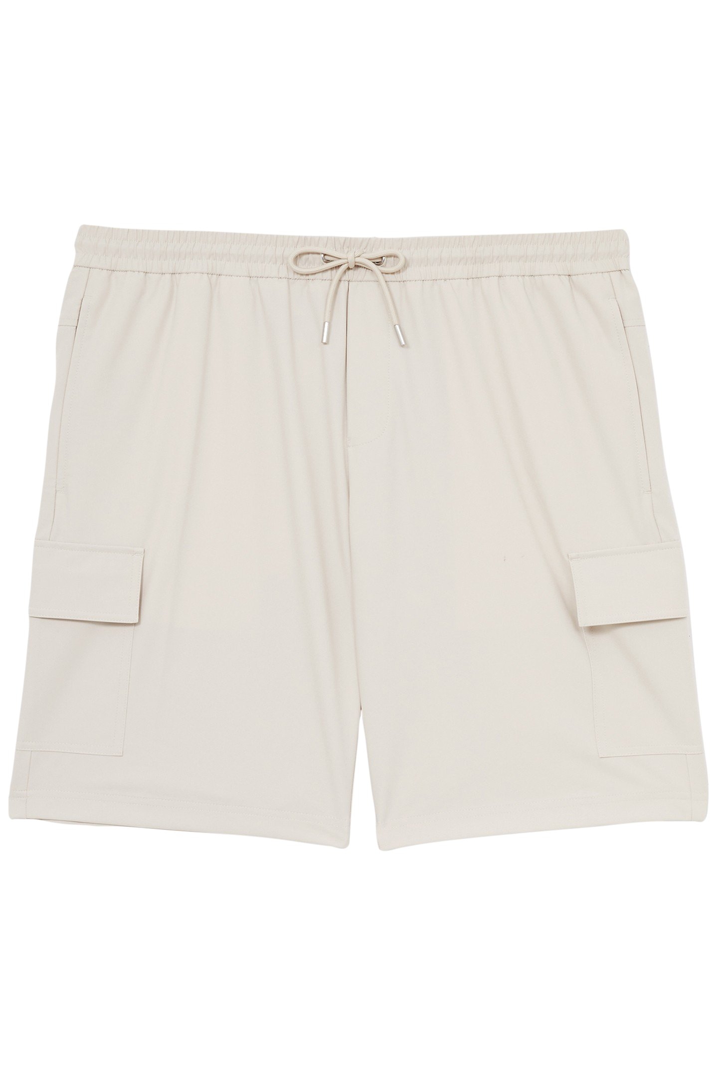 RELAXED DRAWSTRING TECHINCAL CARGO SHORT STONE 4