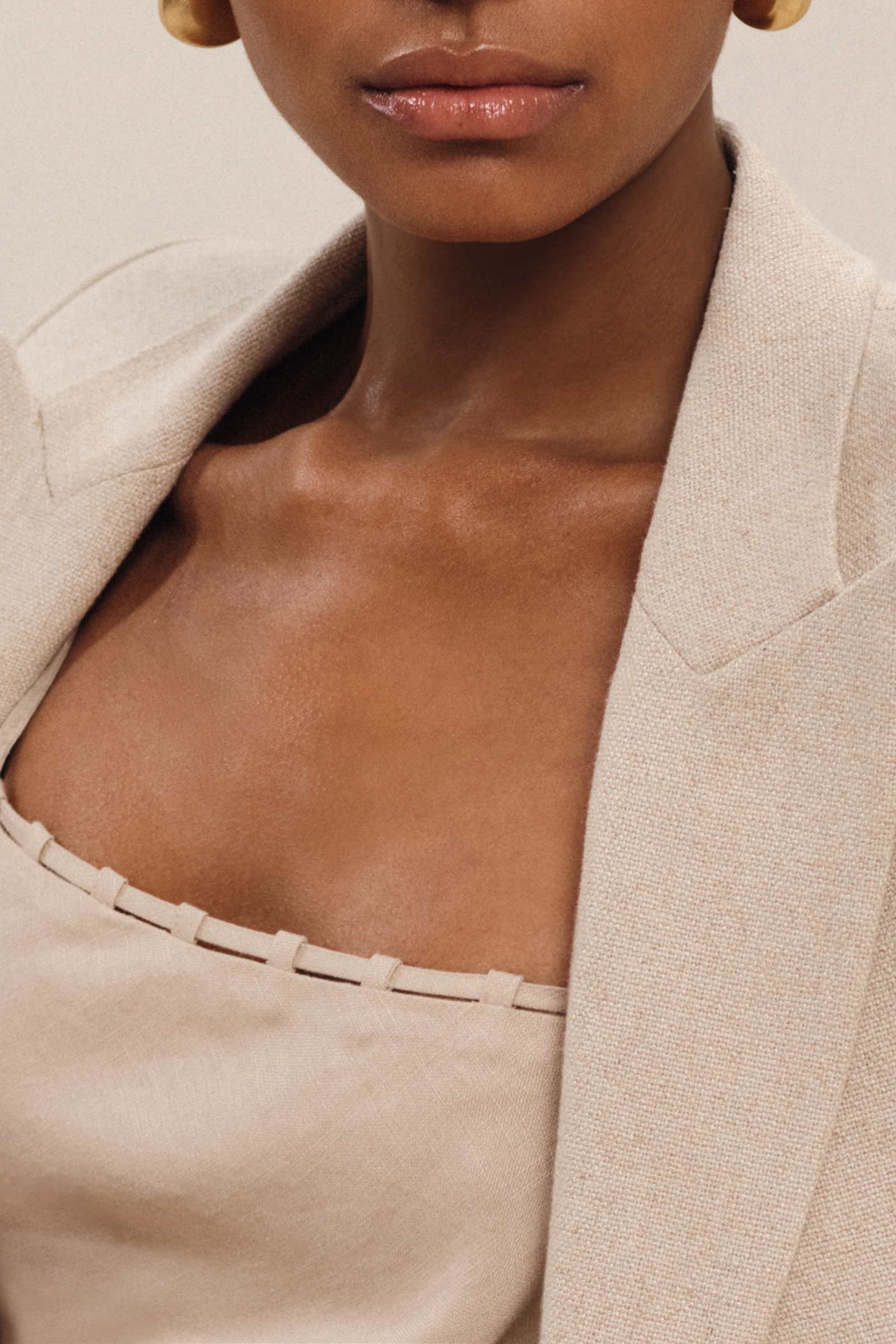 LINEN SLIP DRESS NEUTRAL 5