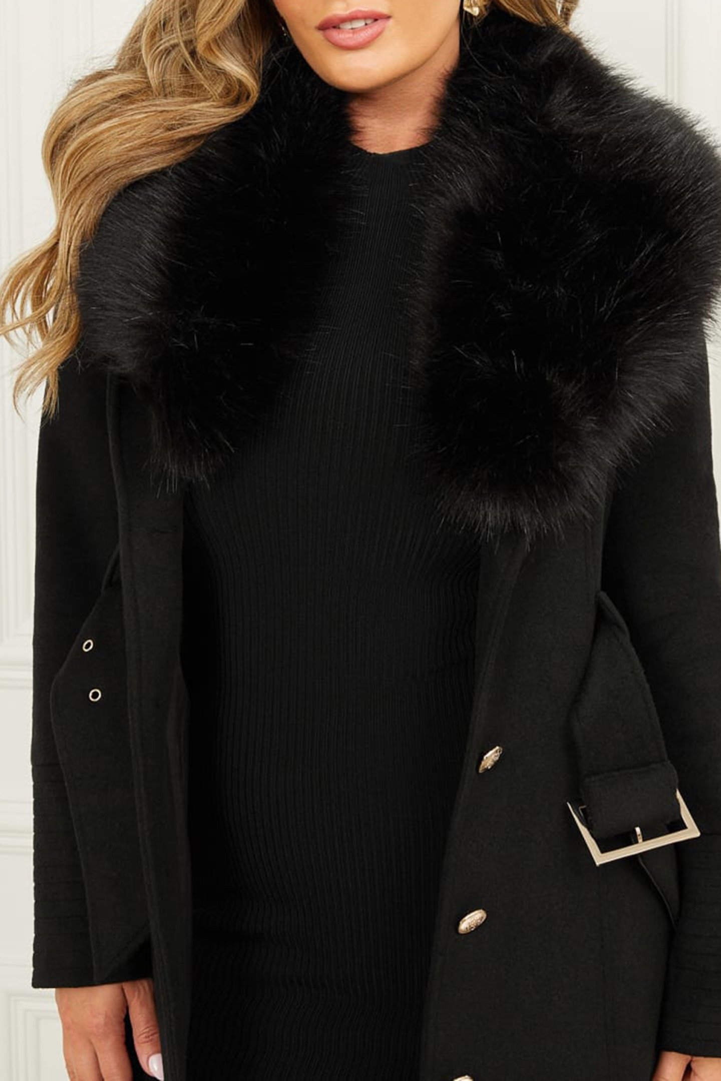 LORETA COAT JET BLACK A996 6