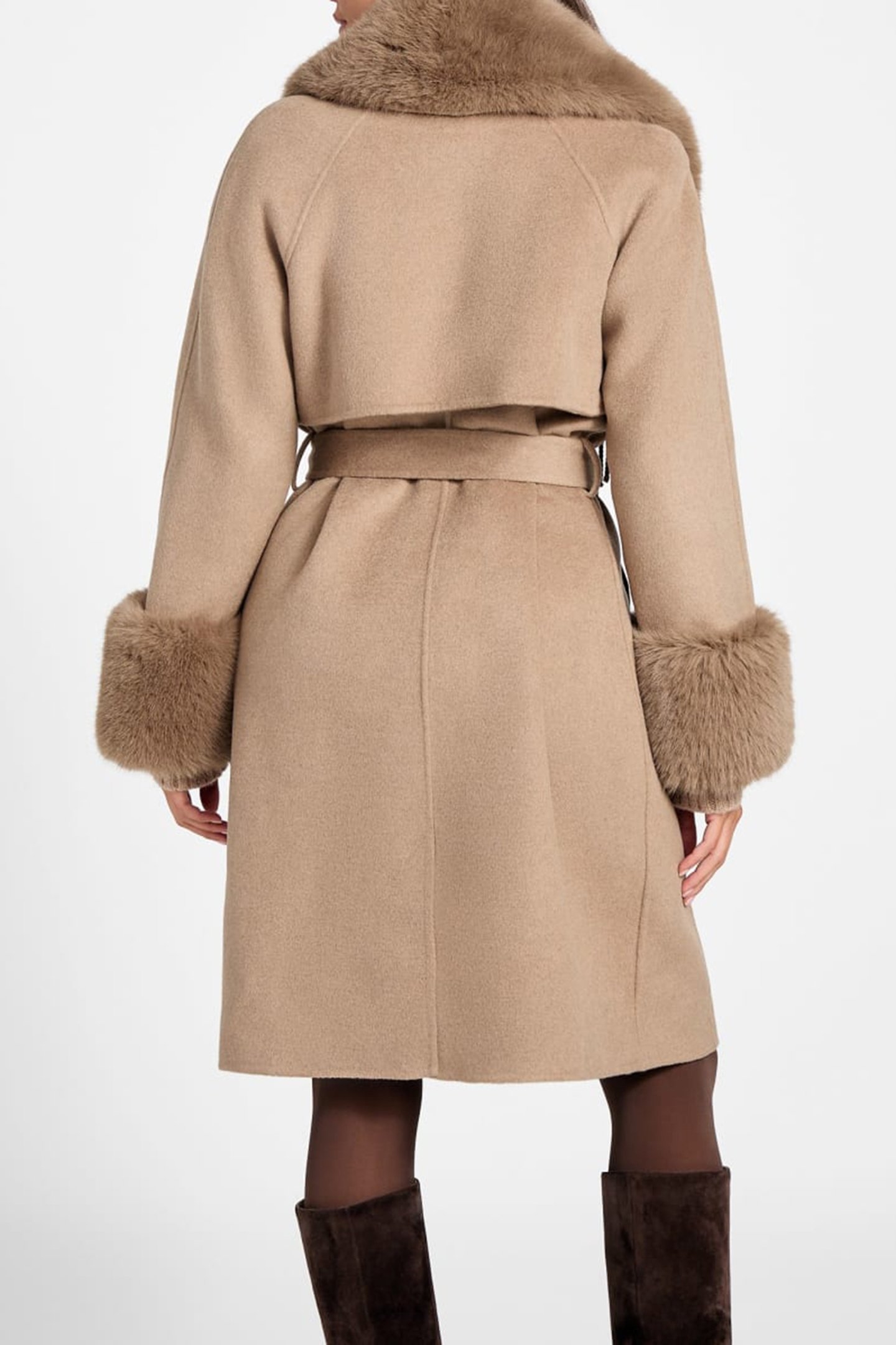 LILIANA COAT SILK TAUPE 7