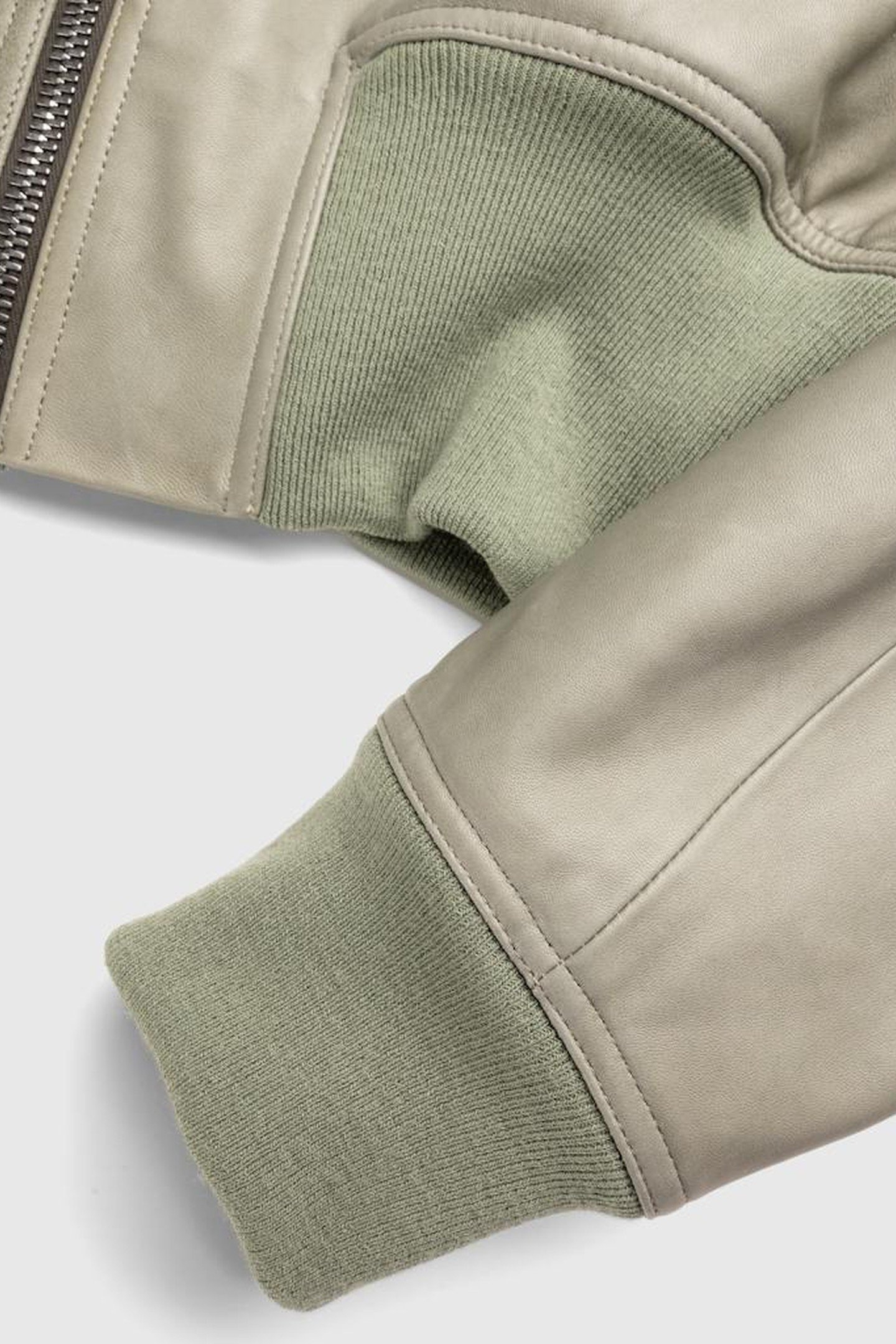 RICK OWENS – GIRDERS CROPPED BOMBER JACKET GREEN 4