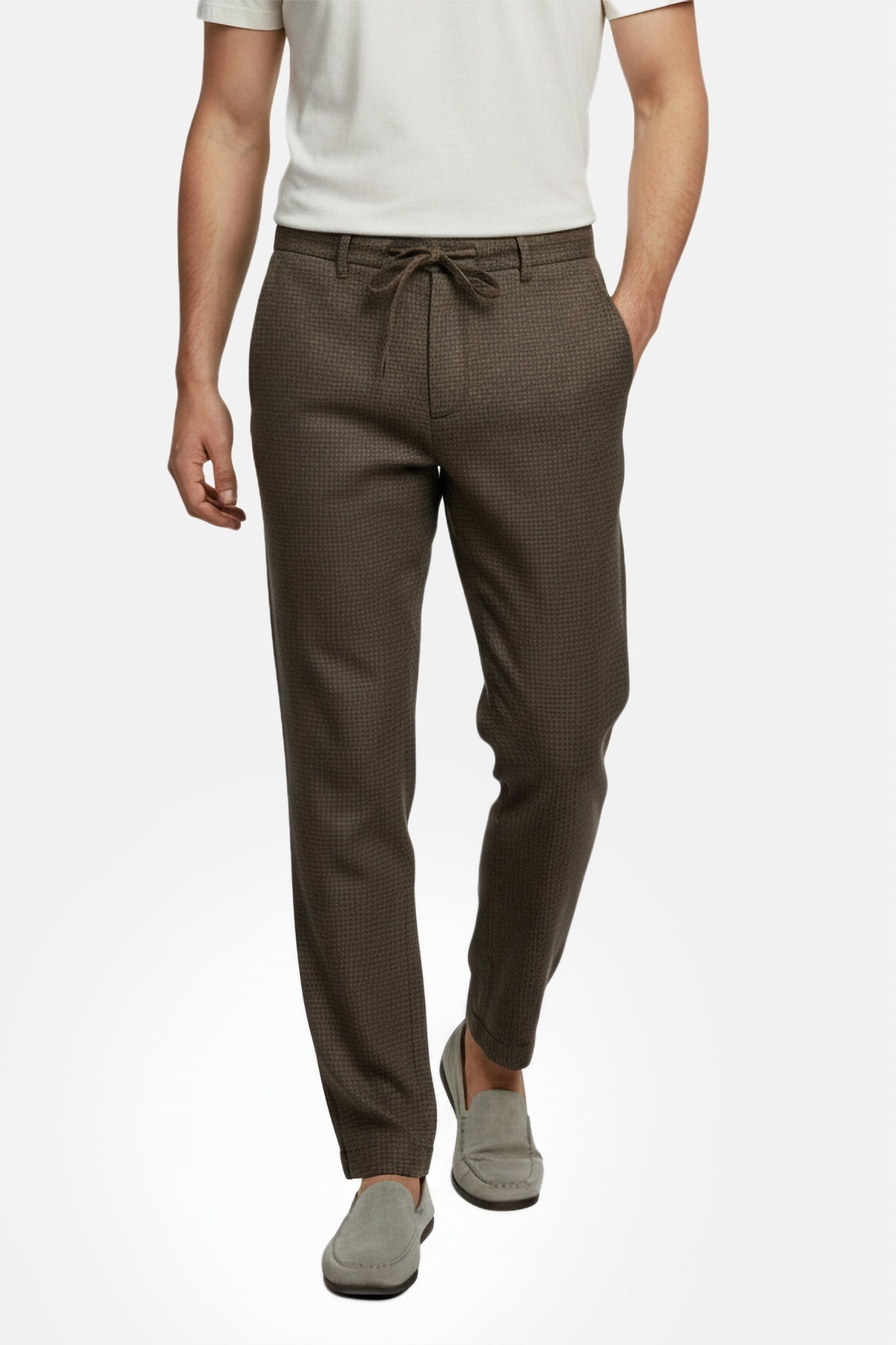 DS_LANCASTER MICRO CHECK OLIVE NIGHT 2