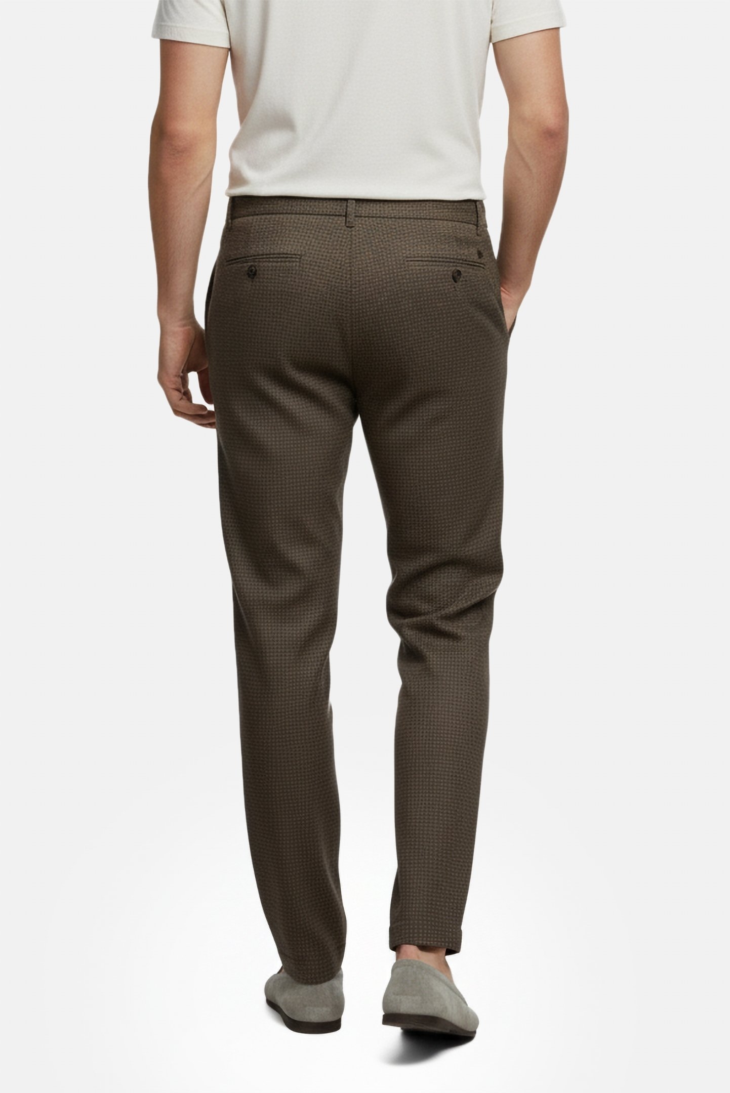 DS_LANCASTER MICRO CHECK OLIVE NIGHT 3