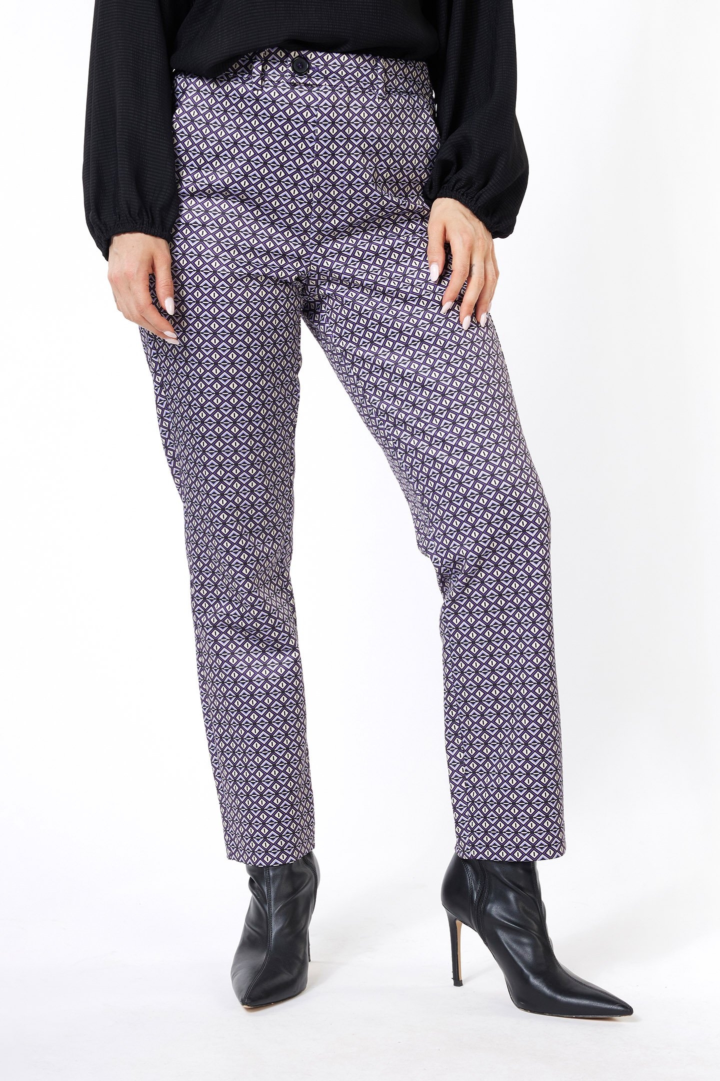 TROUSERS CHINO GRAPHIC EARTH PRINT 1