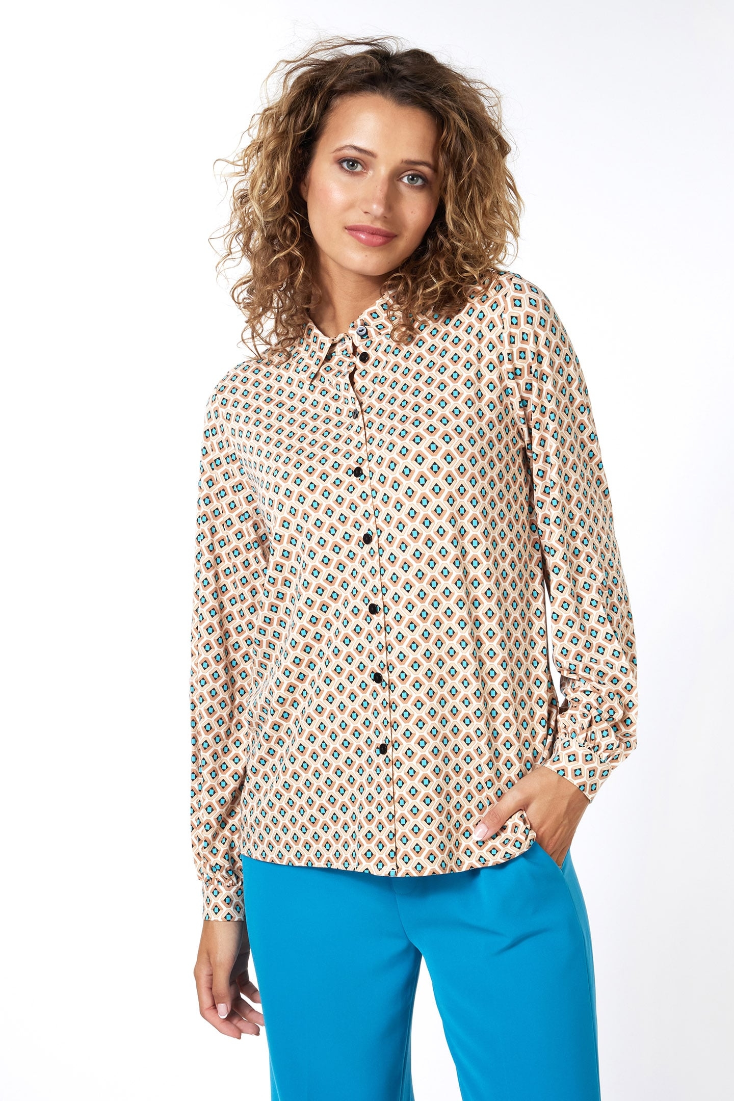 BLOUSE GRAPHIC ROOTS SJ PRINT 1