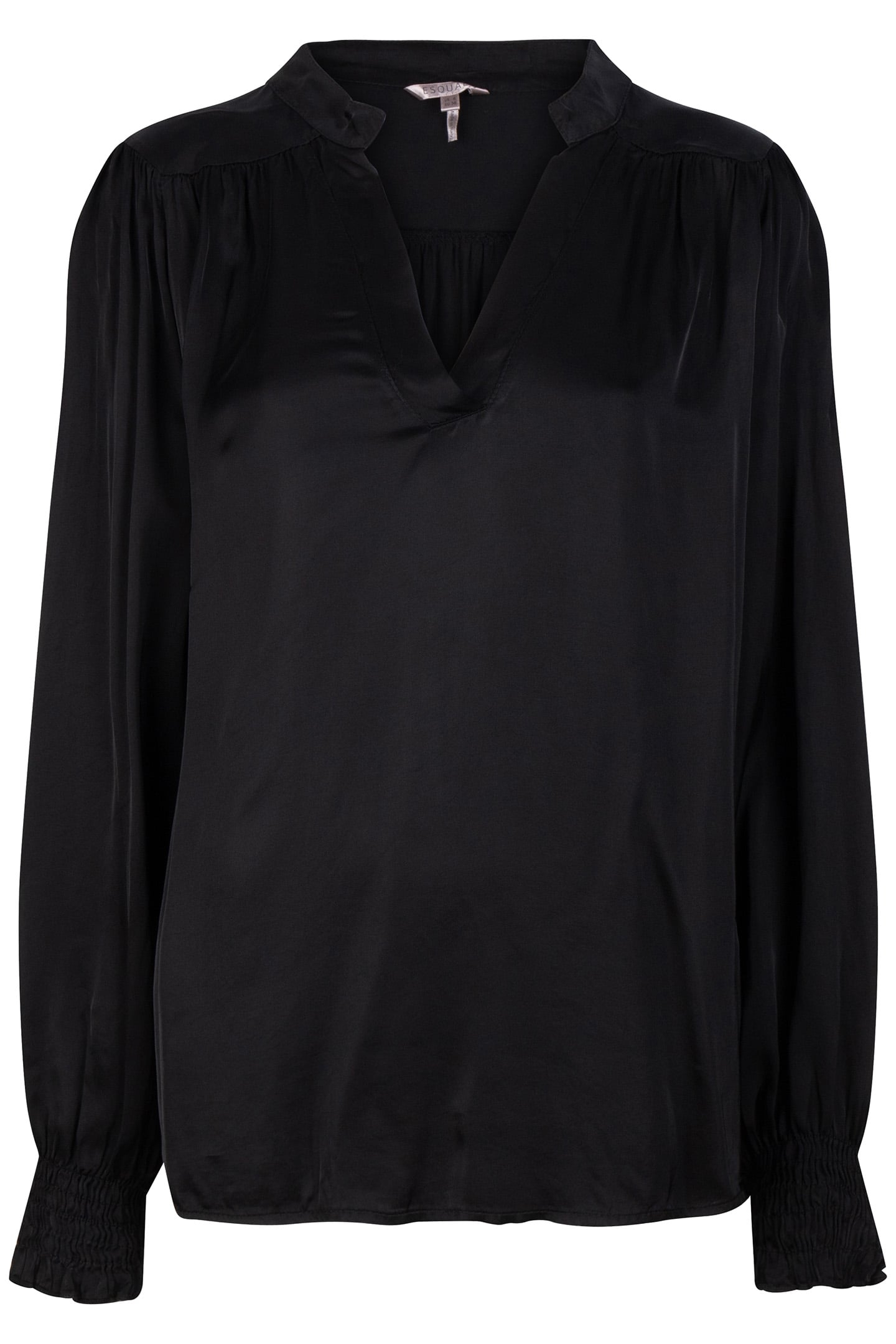 BLOUSE SHOULDER DETAILS BLACK 3