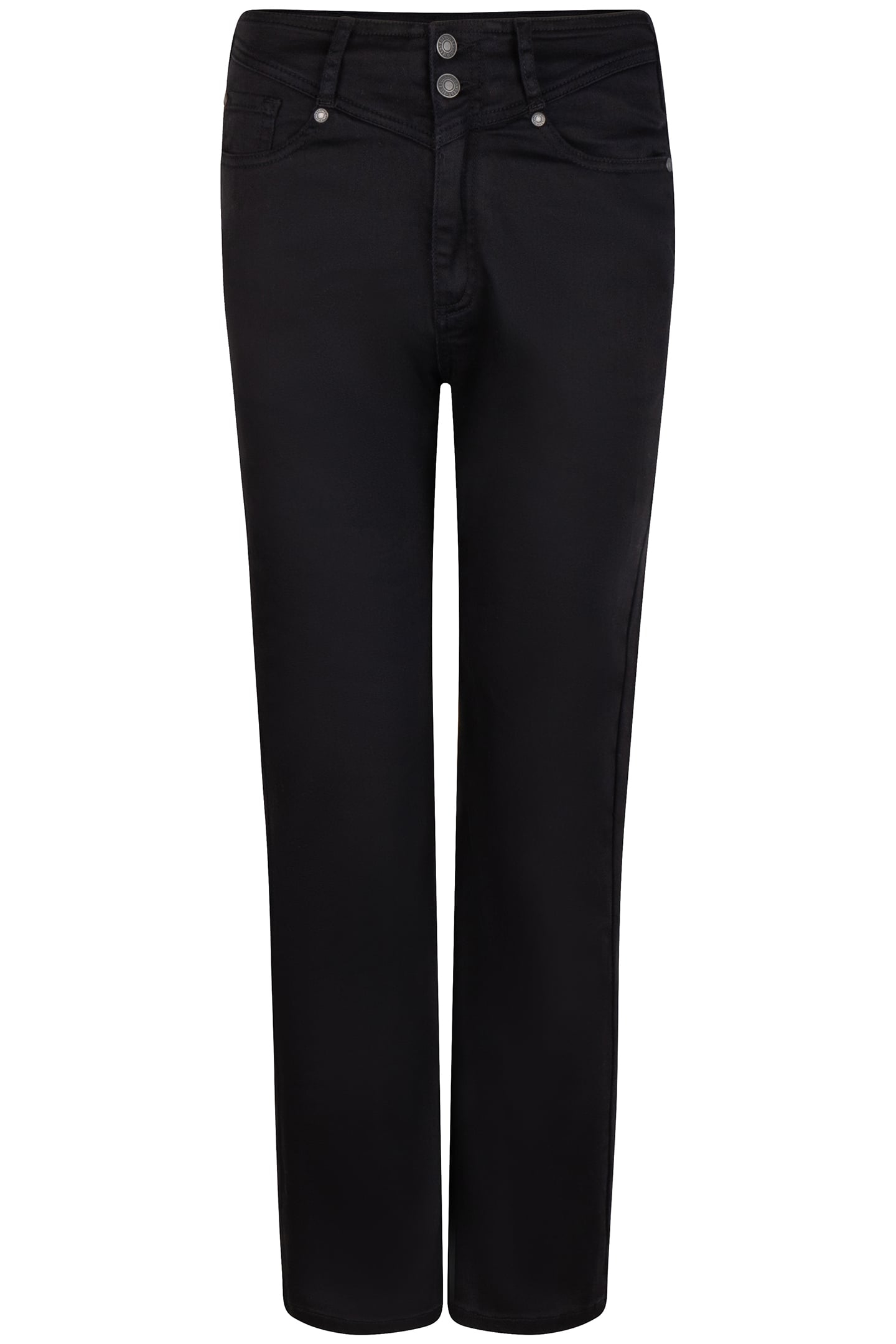 TROUSERS JEANS STRAIGHT FIT BLACK 4