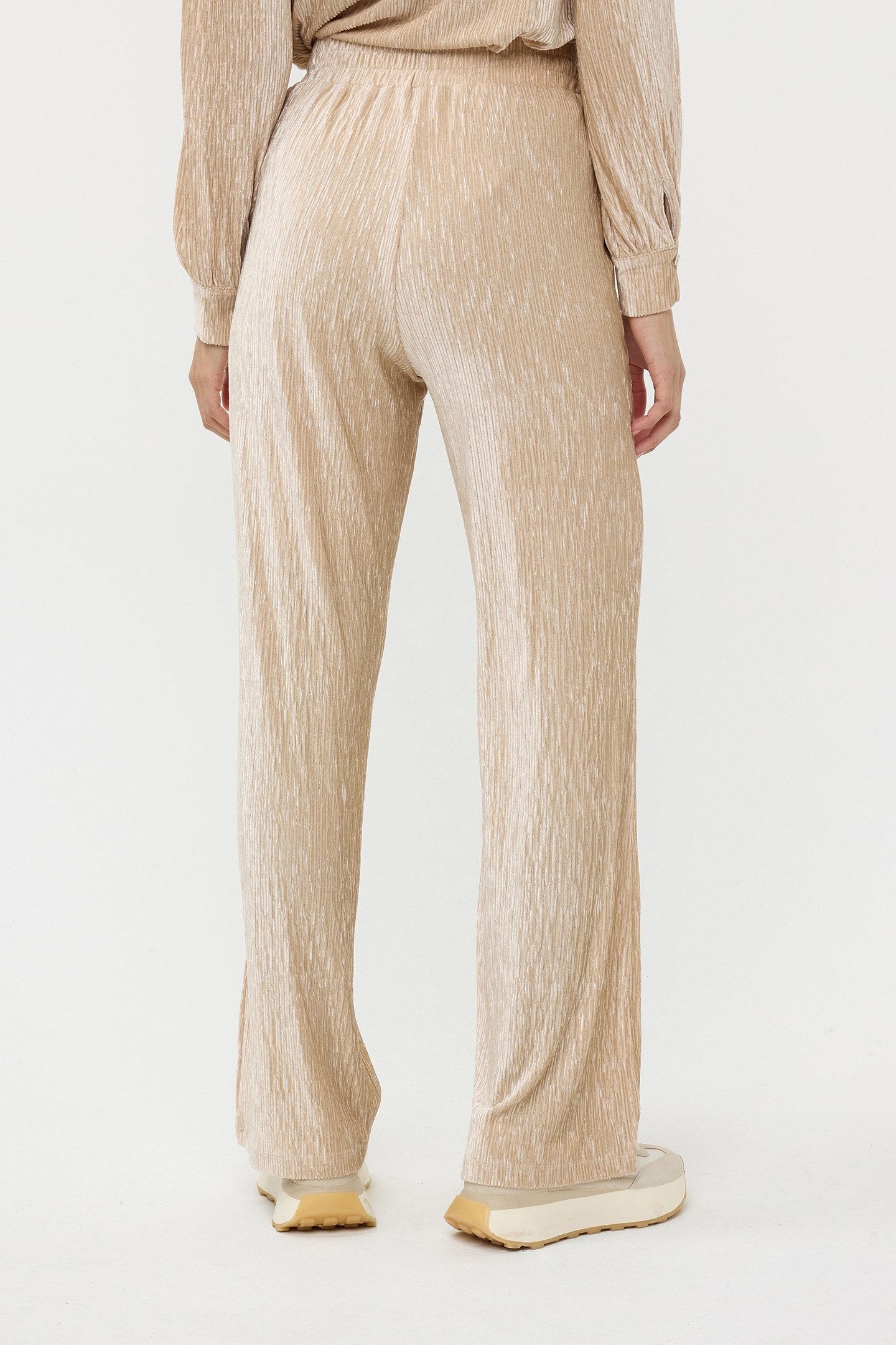 TROUSERS CRINKLED VELVET SAND 3
