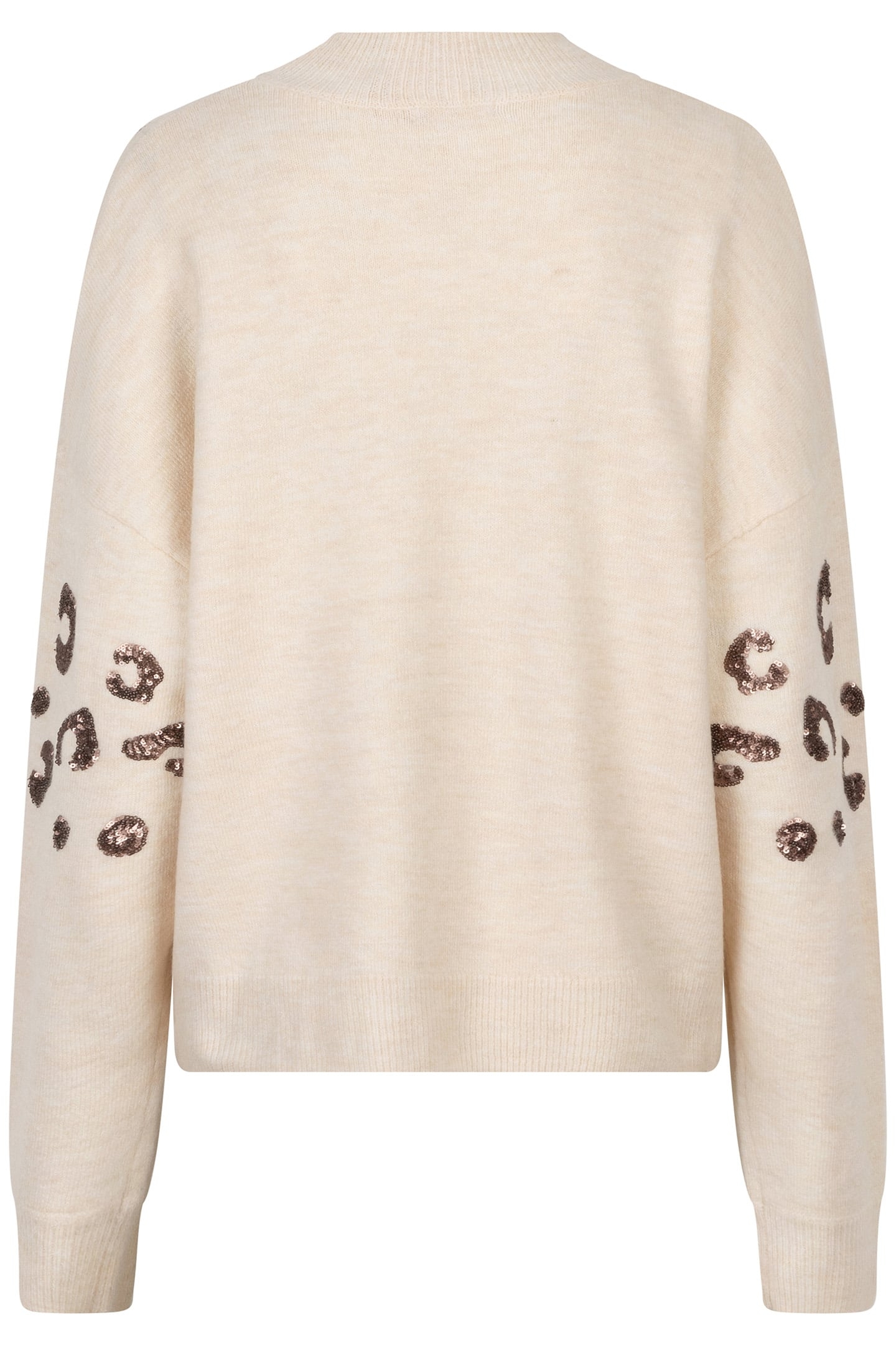 SWEATER ANIMAL SEQUINS BEIGE 5