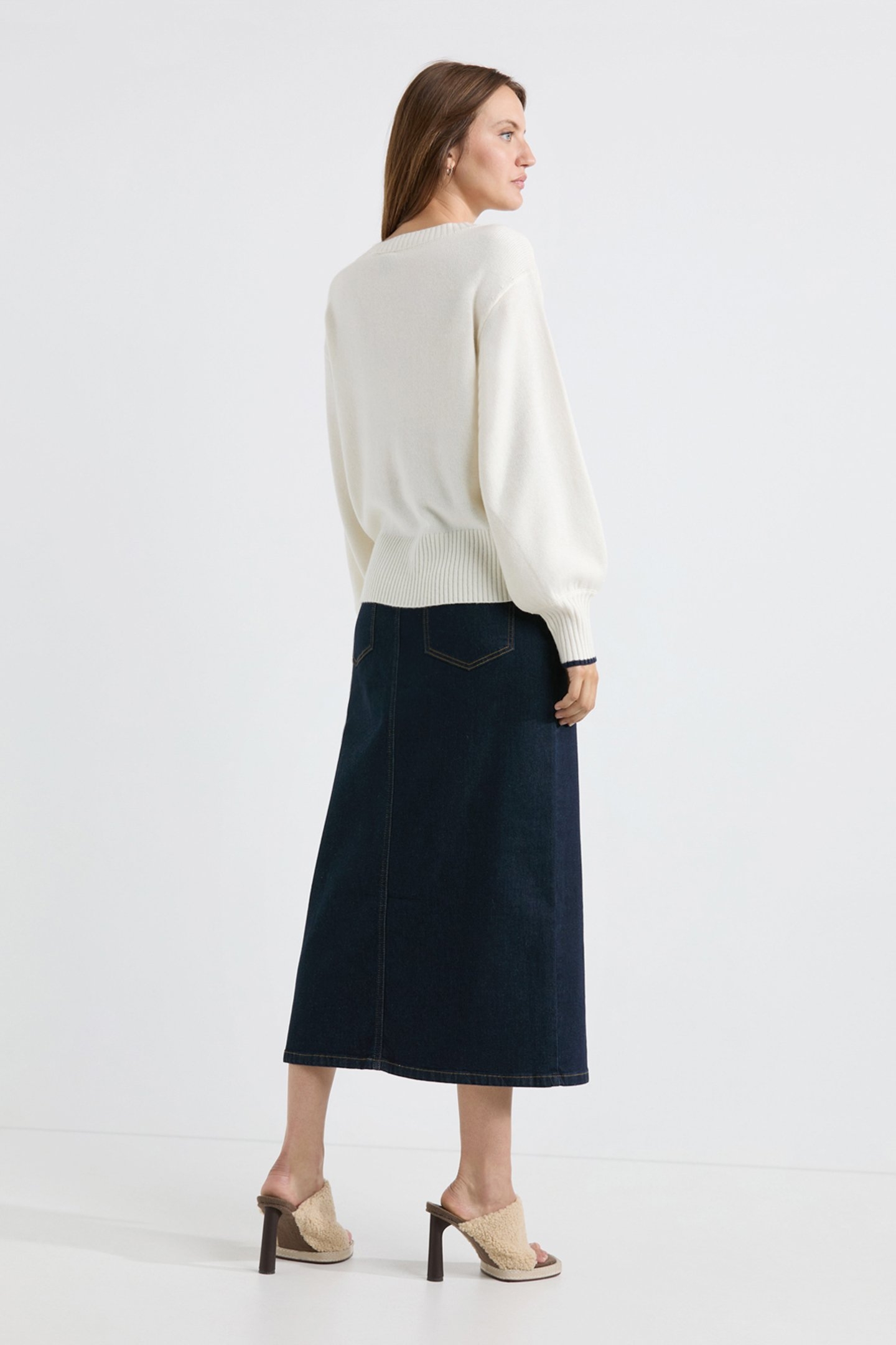 ARNO SWEATER OFF WHITE STRIPE 3