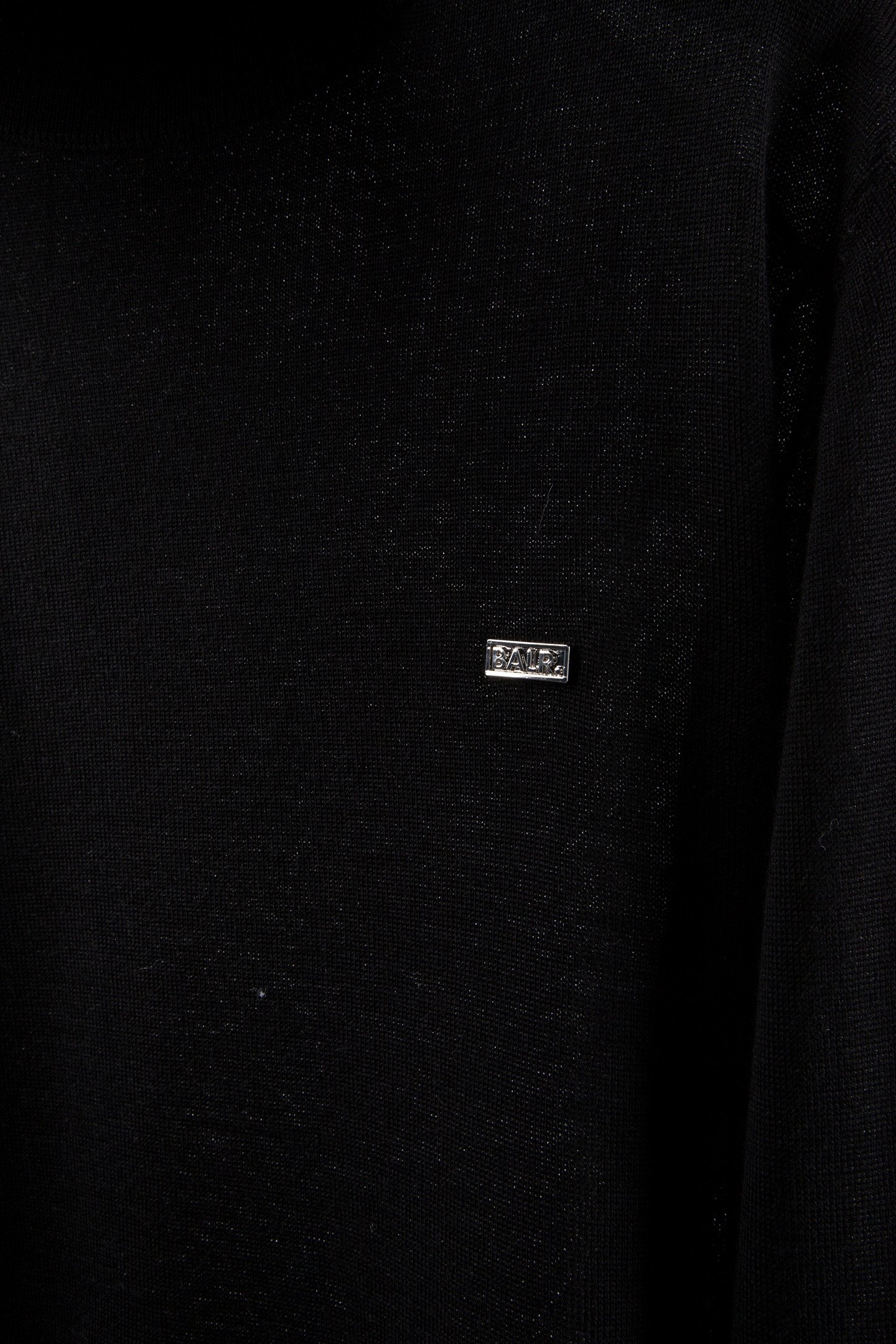 ROSS BADGE REGULAR KNITTED TURTLE NECK JET BLACK 4