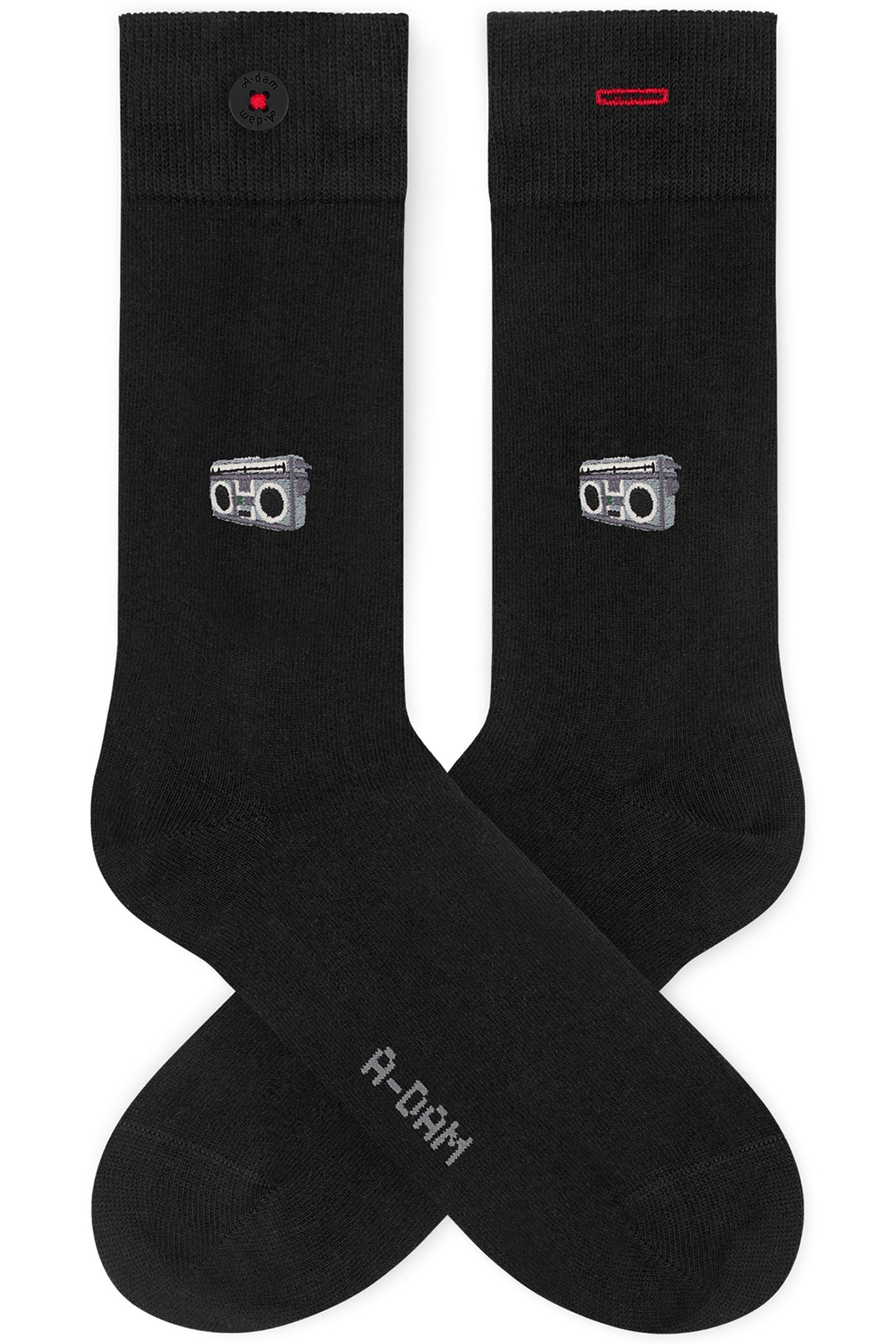 UNISEX A-DAM 4-PACK CASUAL SOCKS MULTICOLOR 5