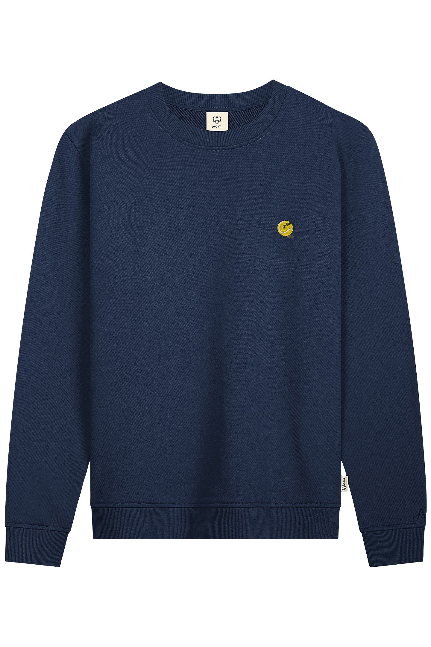 SWEATSHIRT NAVY WITH TENNIS BALL EMB BLACK IRIS 1