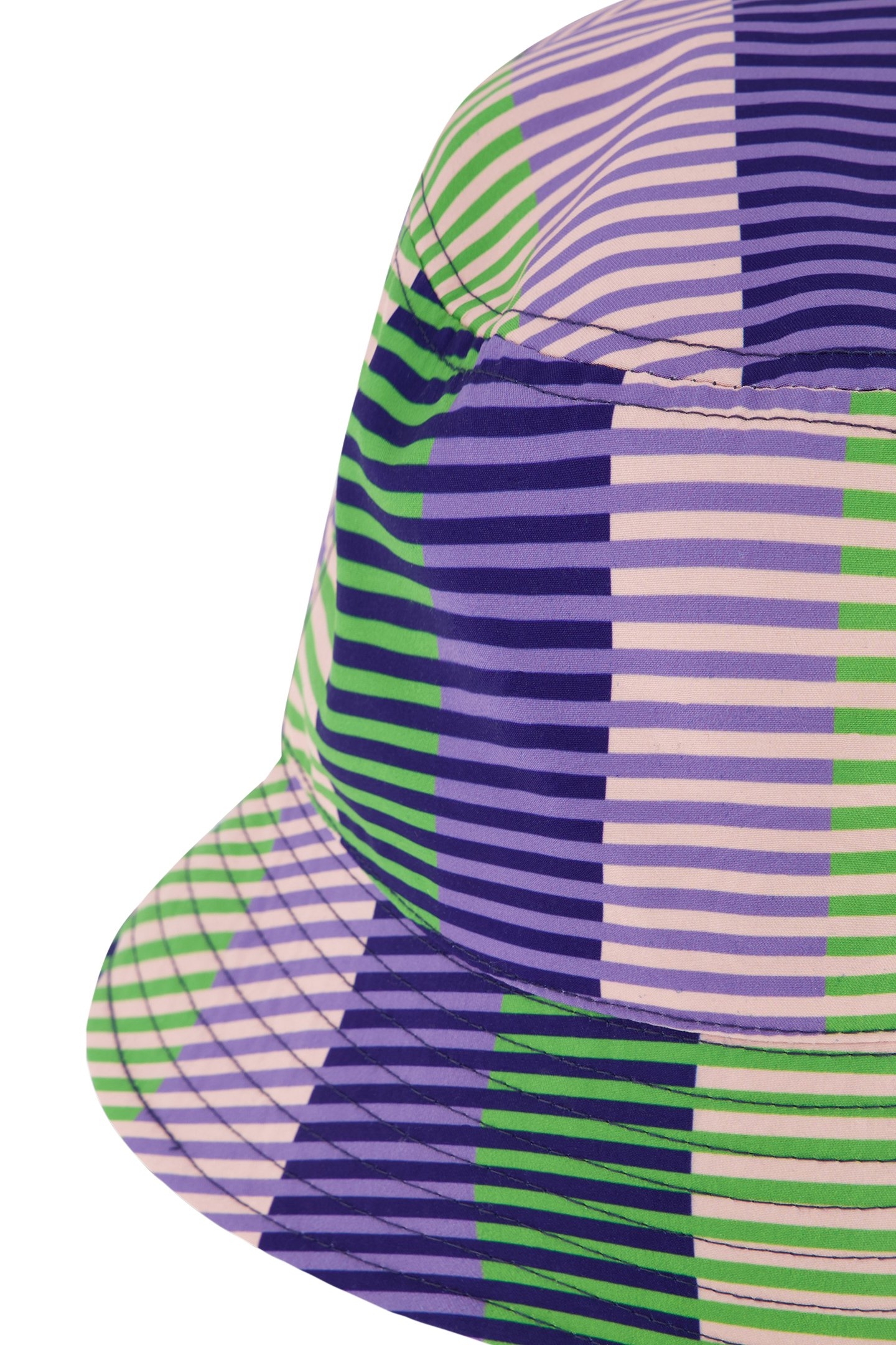 UNISEX BUCKET HAT DIFUZED STRIPE LIGHT LILAC 3
