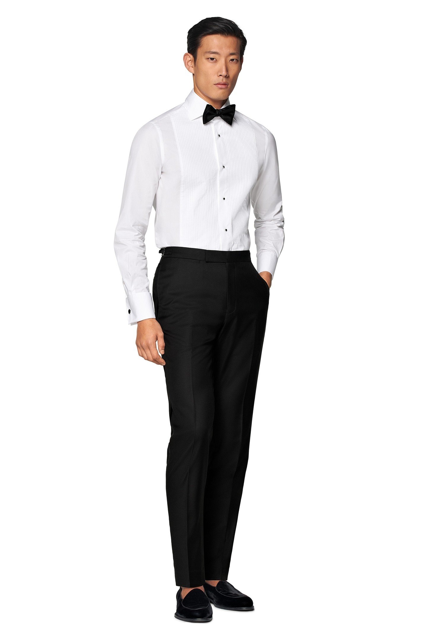 TUXEDO PLISSE WHITE 2