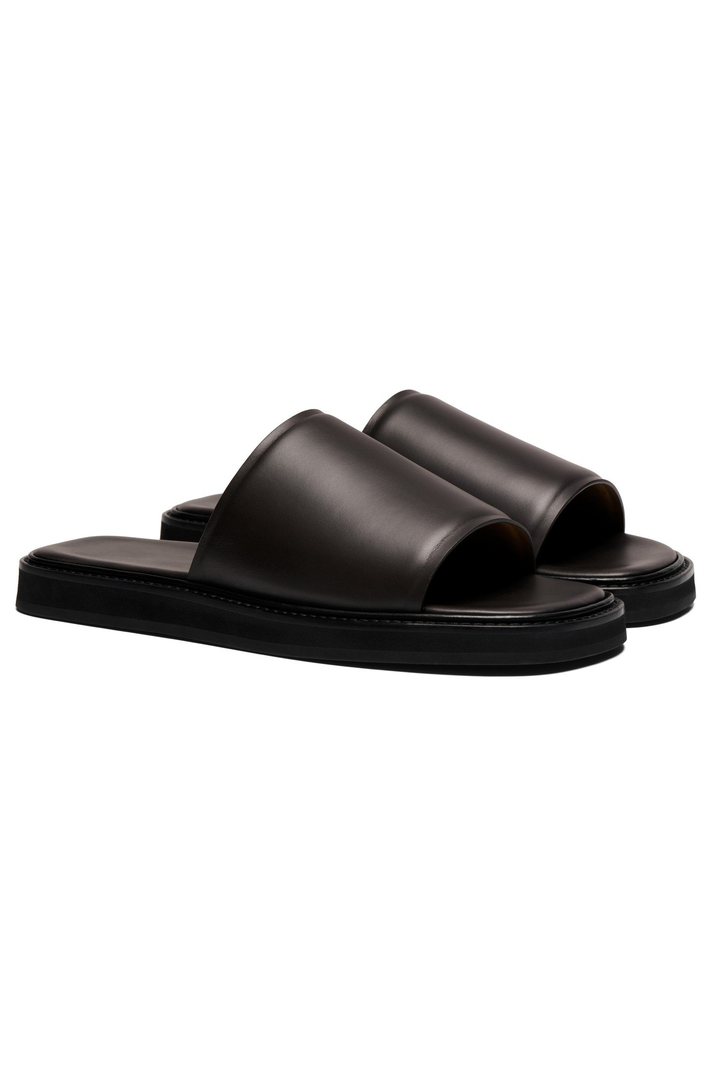 LEATHER-SLIPPER-BROWN BROWN 1