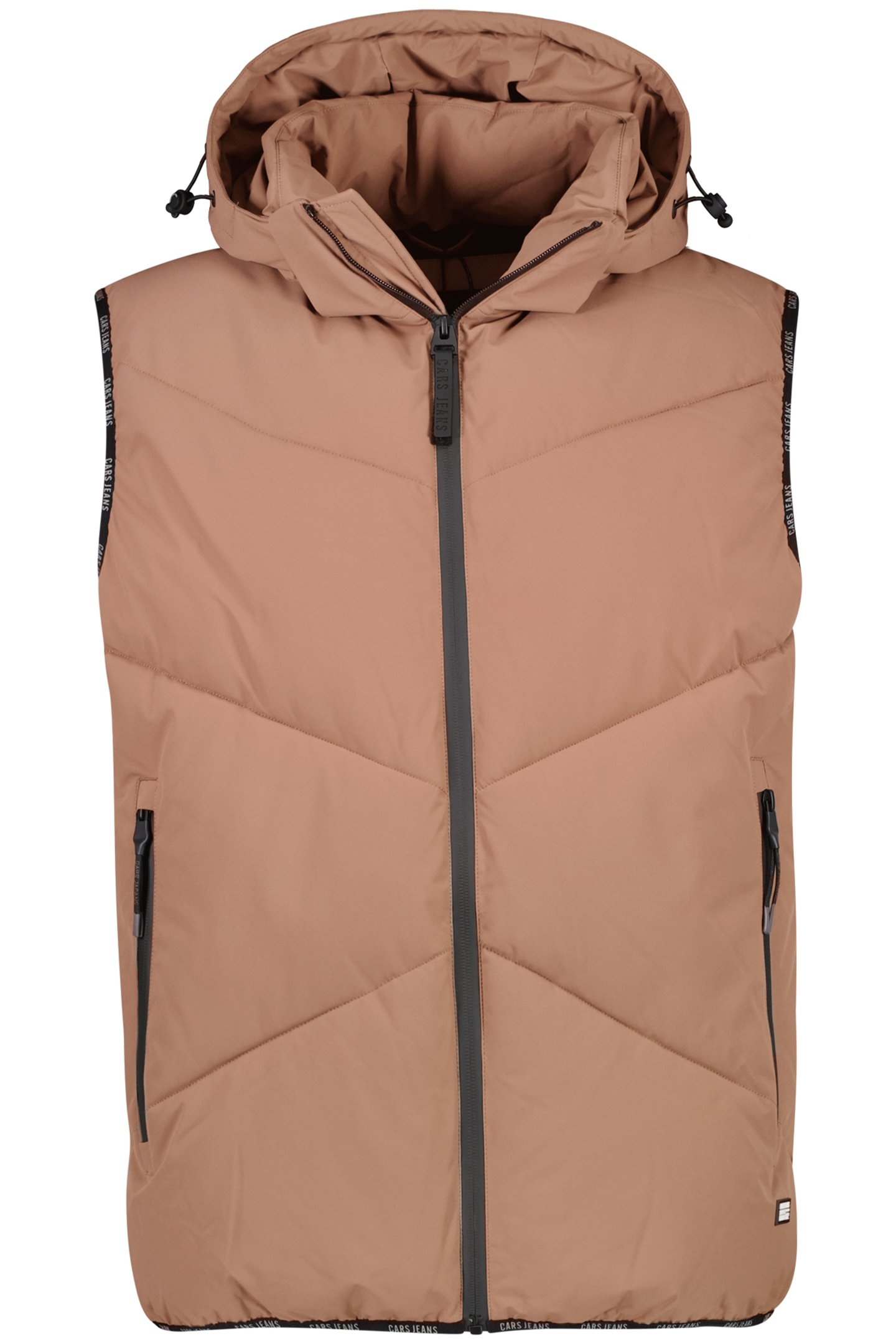 TAYZER POLYESTER BODYWARMER BROWN 1