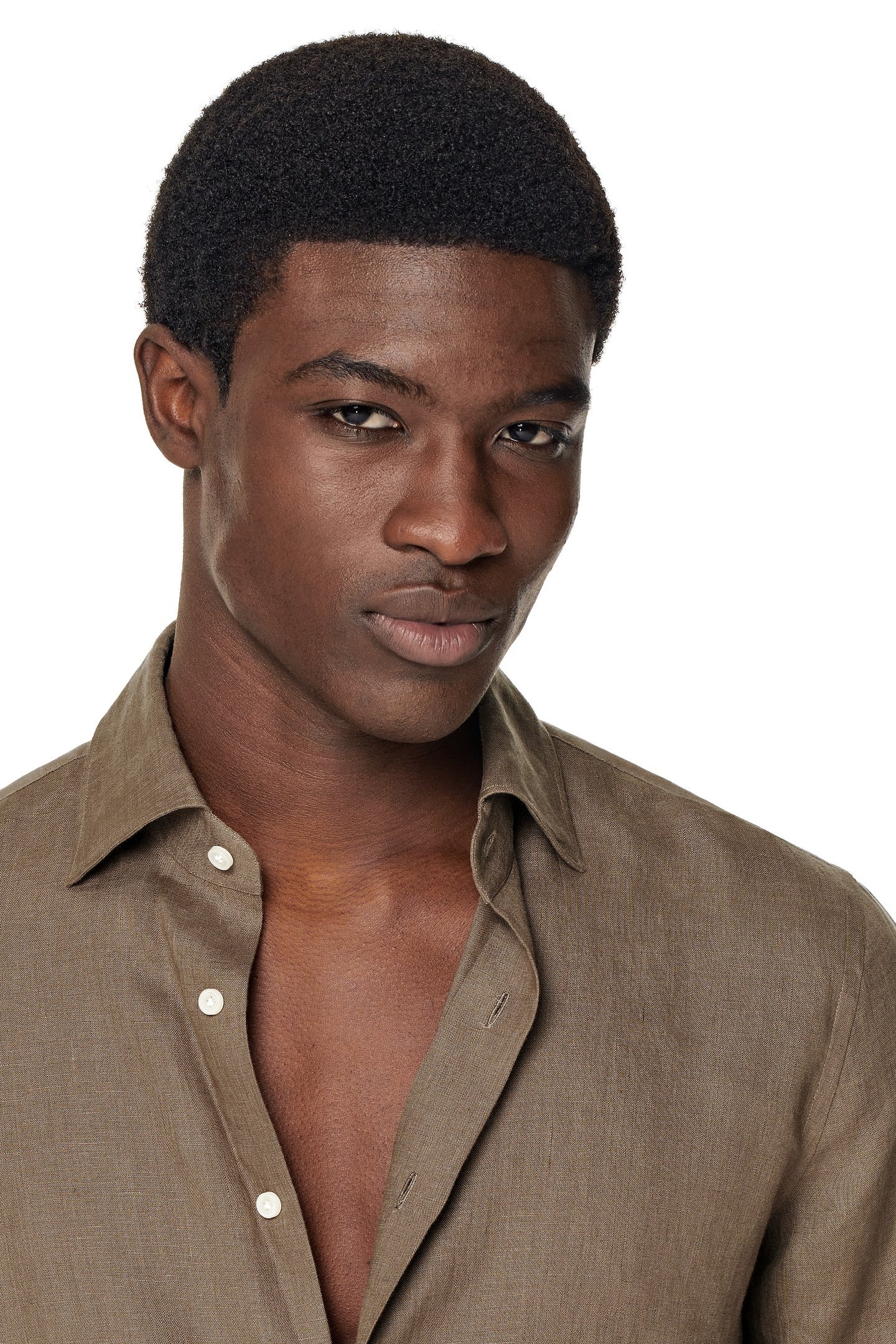 PURE LINEN TABACCO DARK BROWN 6