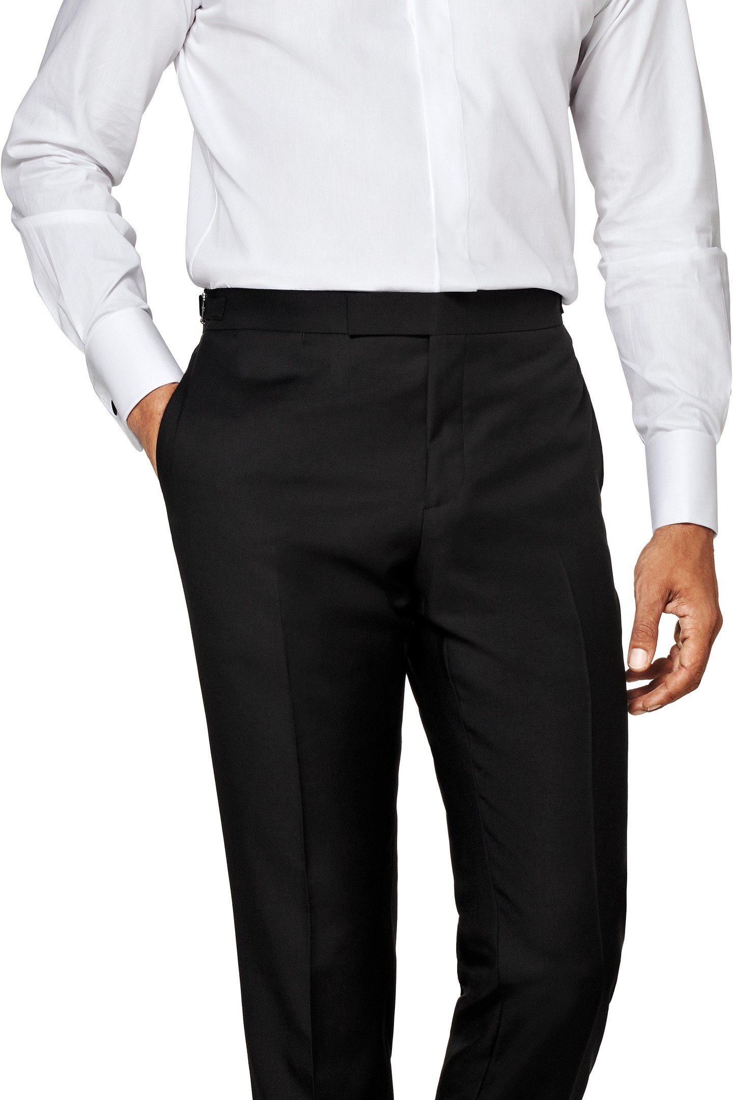 TUXEDO HIDDEN BUTTON WHITE 8