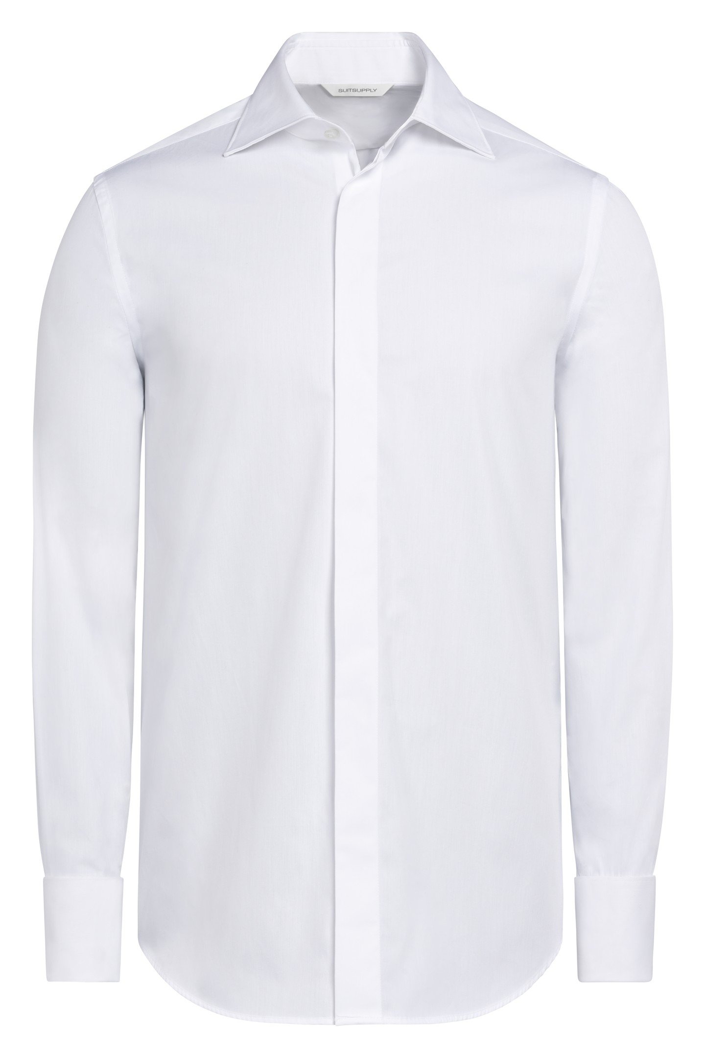 TUXEDO HIDDEN BUTTON WHITE 5
