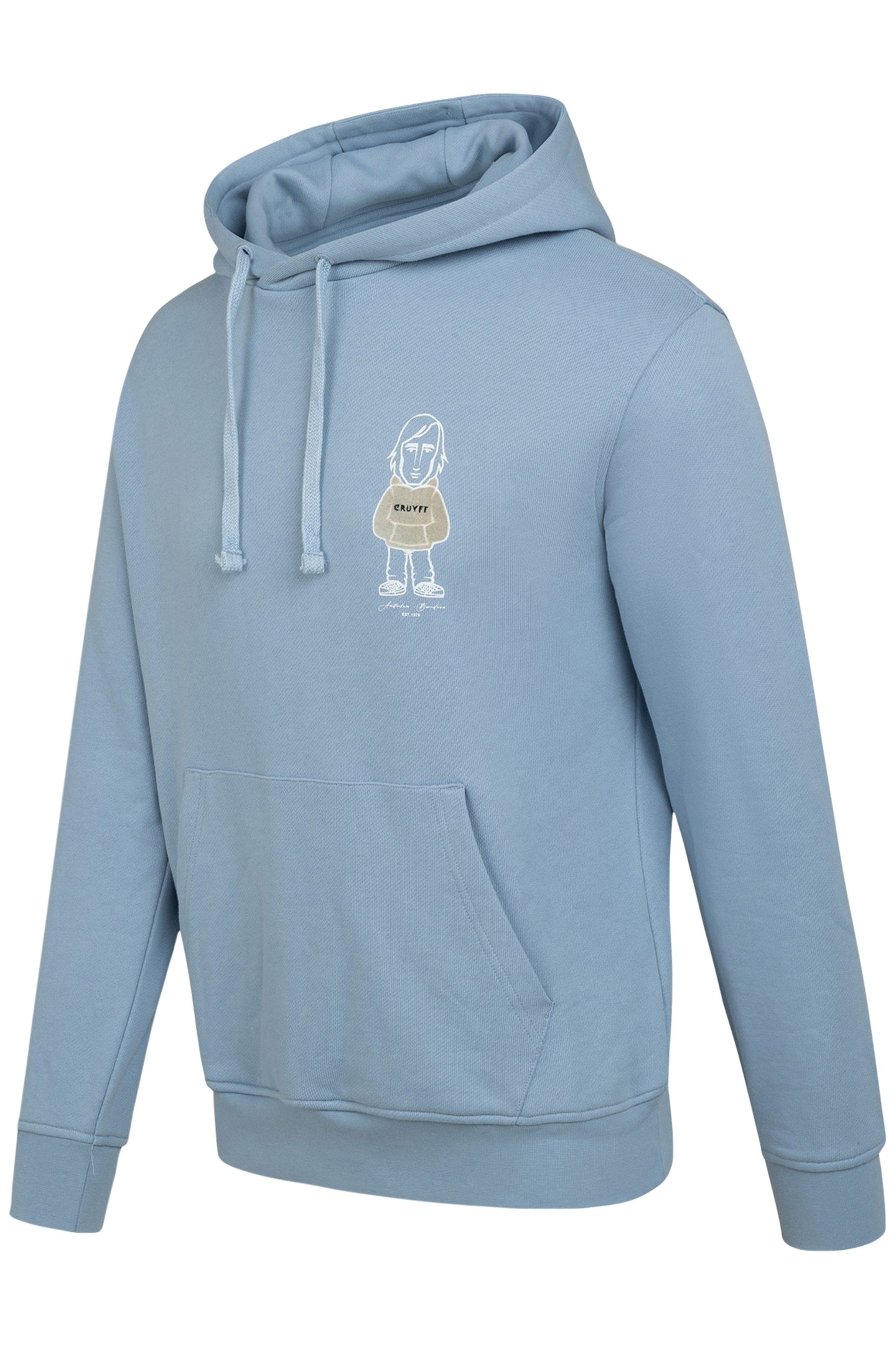 CRUYFF AVATAR HOODIE ASH BLUE 2