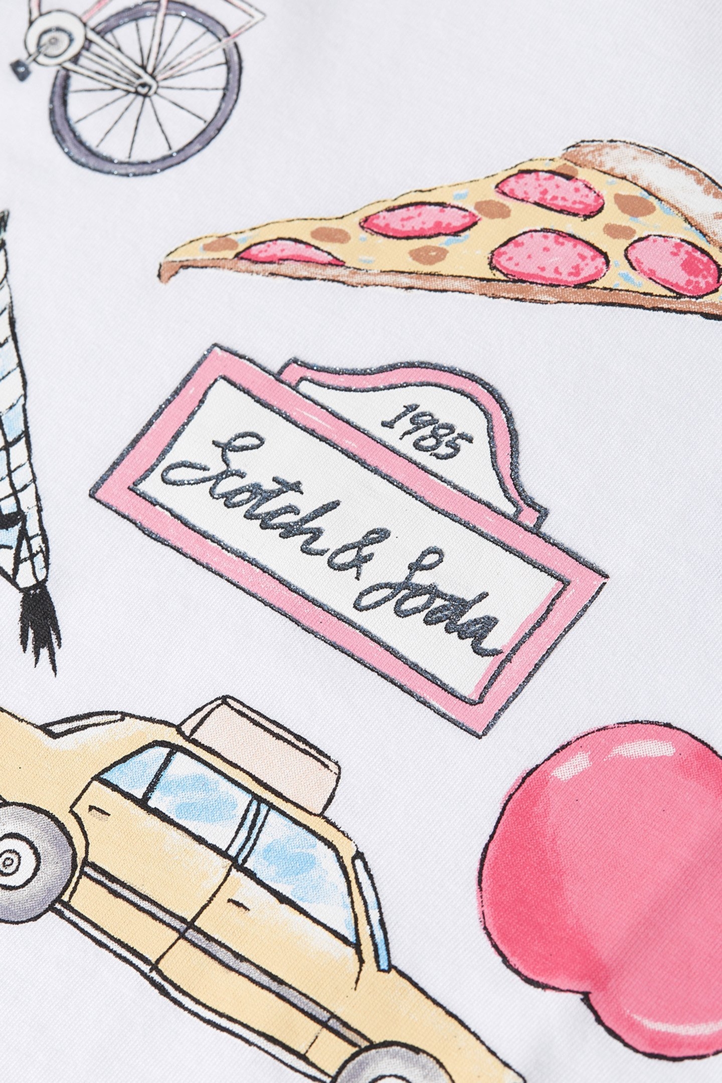 GIRLS NEW YORK GRAPHIC TEE WHITE TRADITIONAL 2