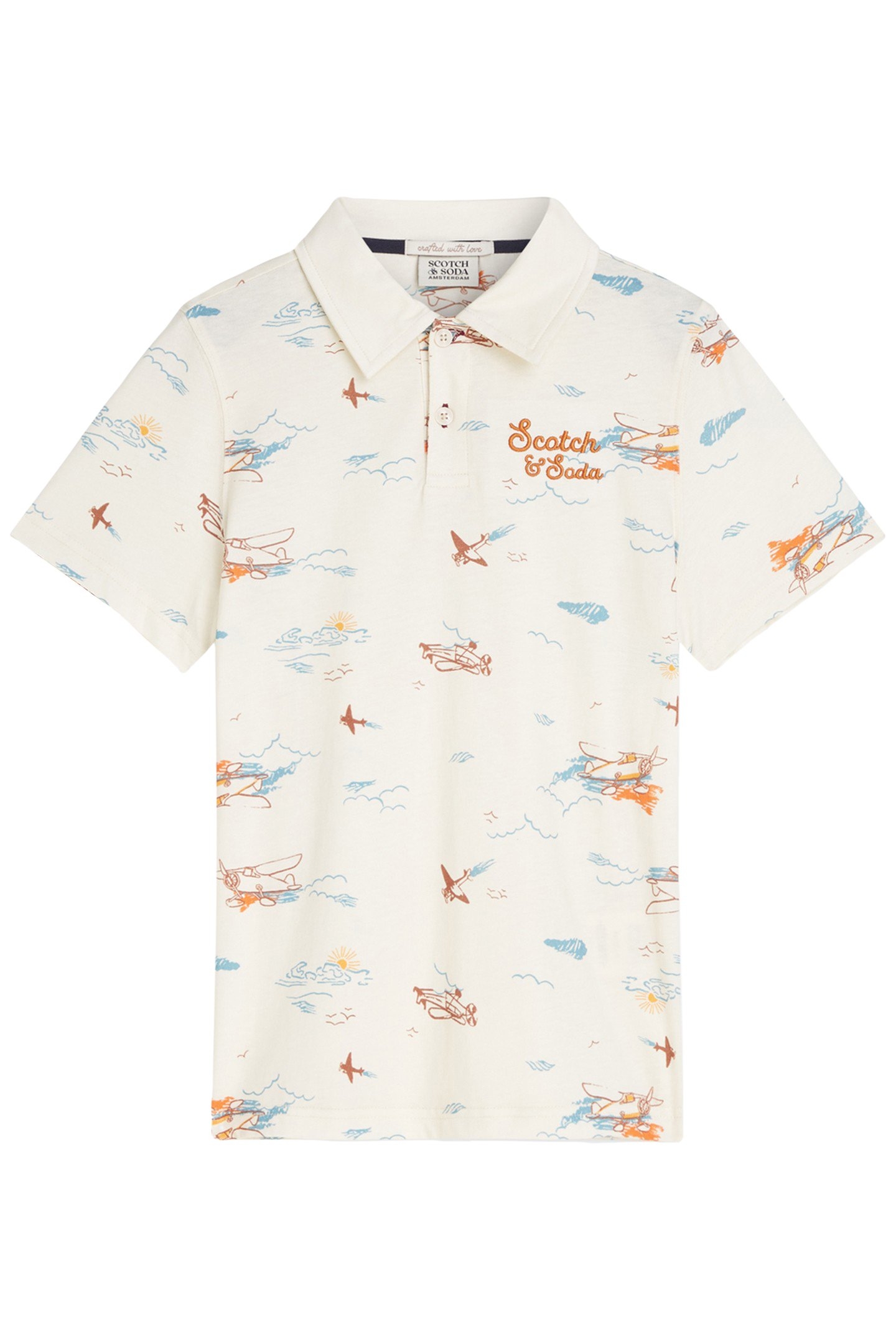 BOYS POLO NATURAL 1