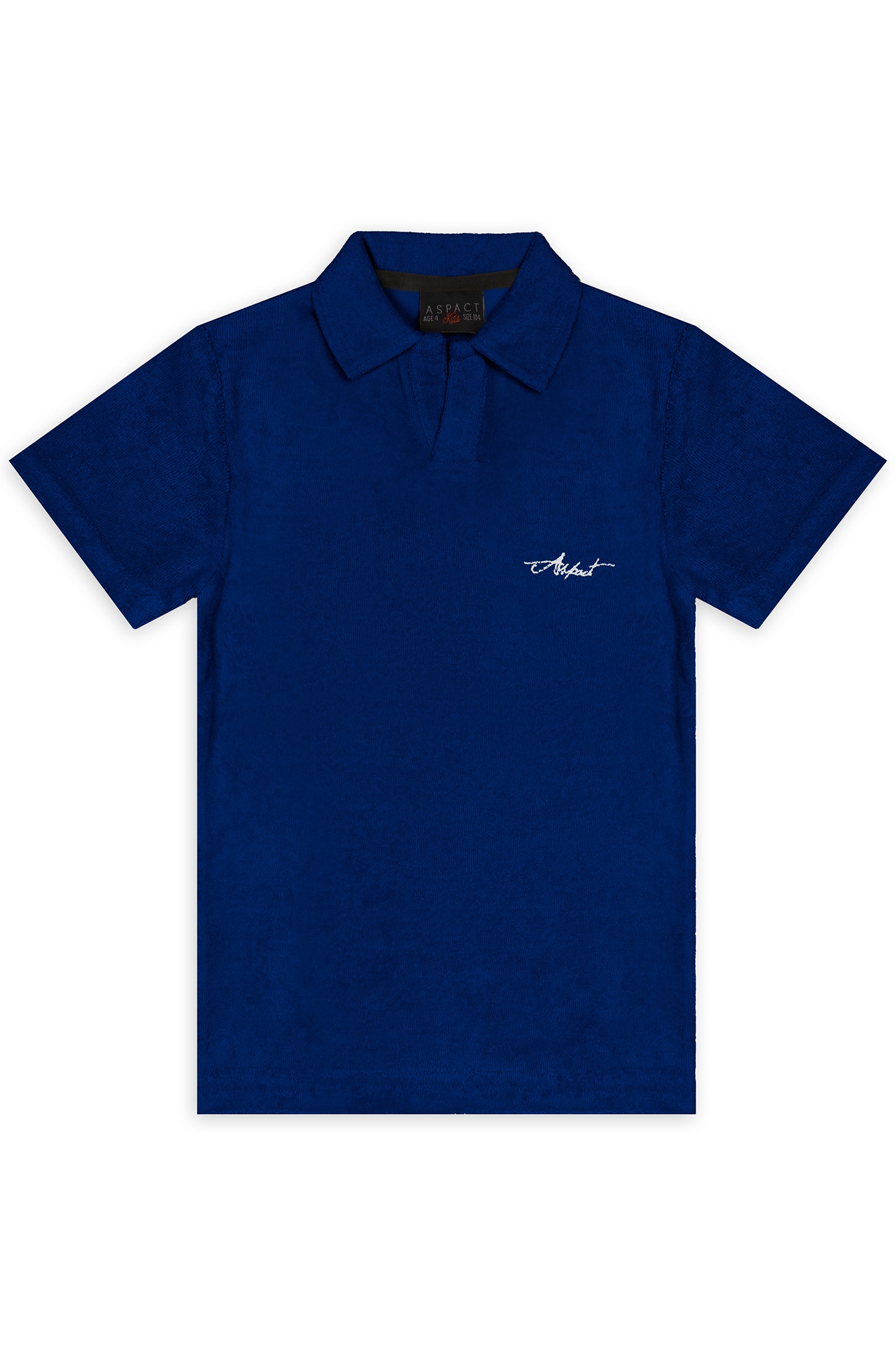 KIDS TERRY POLO BLUE 1