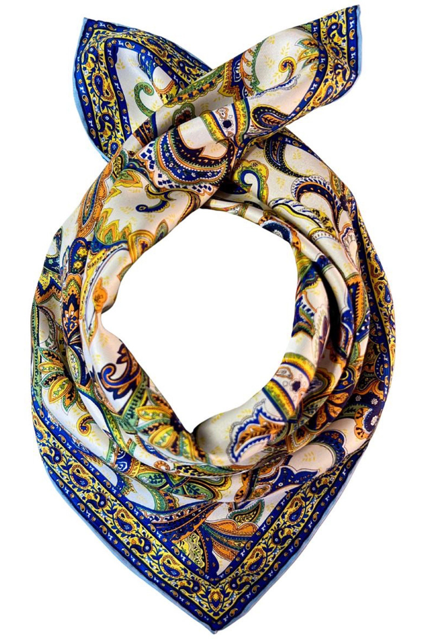 SCARF BURANO SMALL 583 BLUE 1