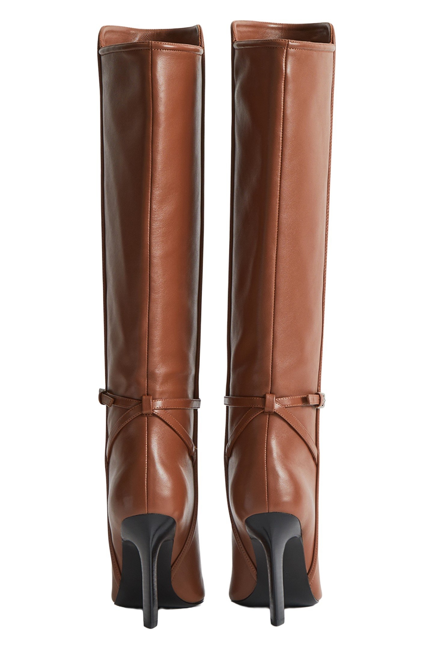 LEATHER KNEE BOOT TAN 4